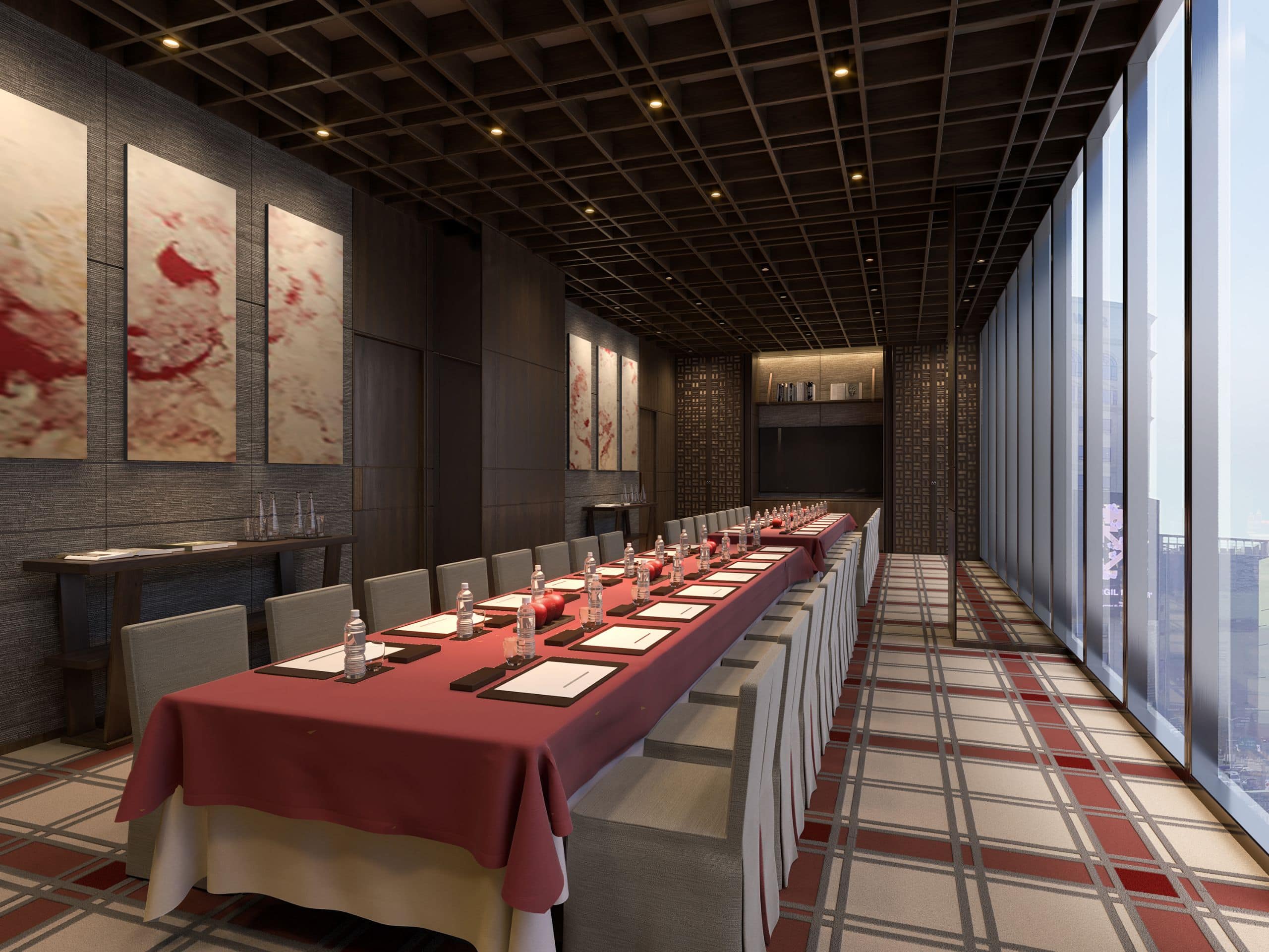 Park Hyatt Seoul Boardroom Setup