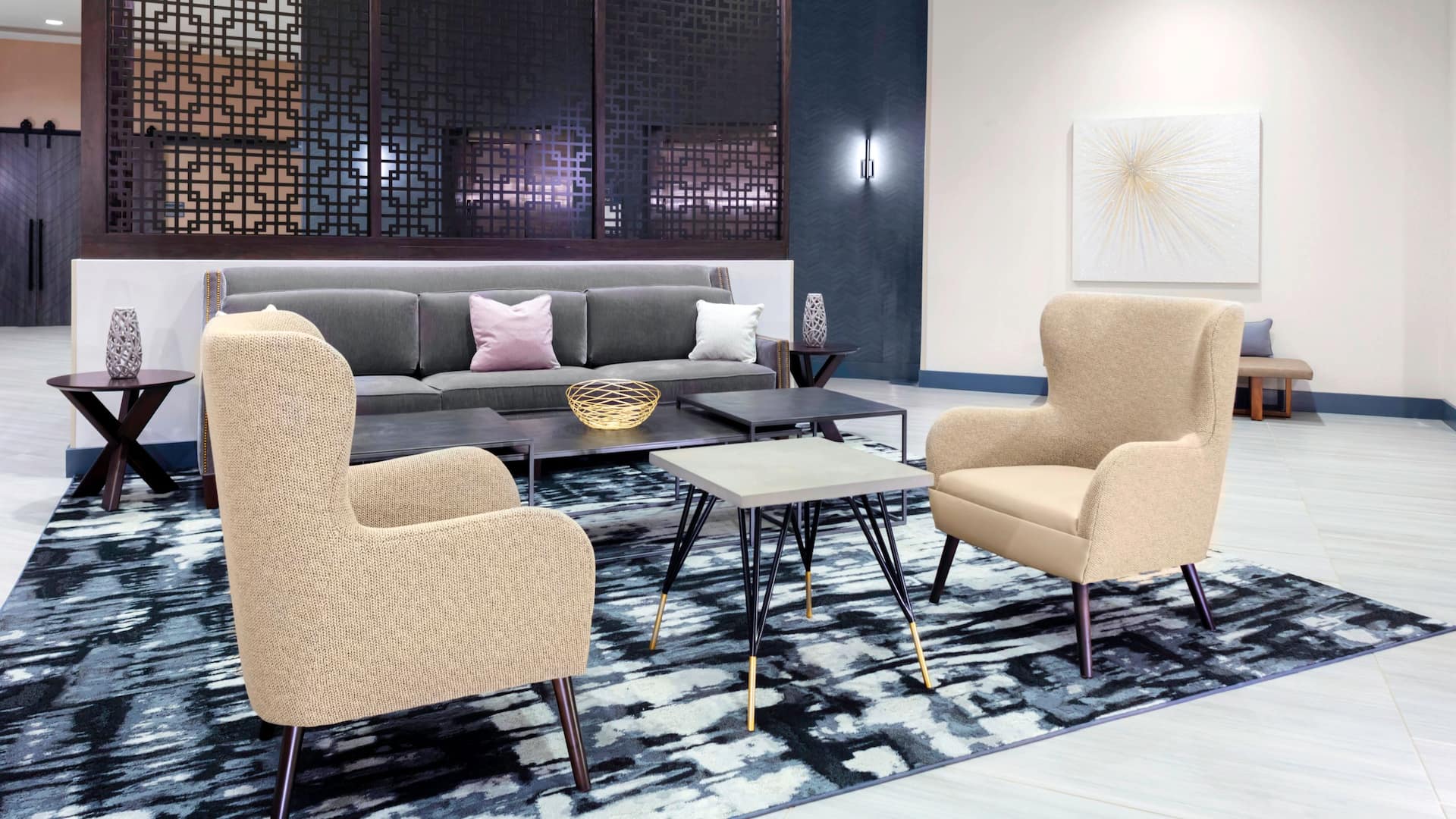 Hyatt House Charlotte / Rea Farms Lobby Seating