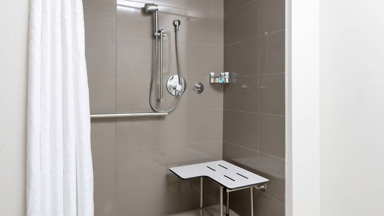 ADA Bathroom Roll-In Shower