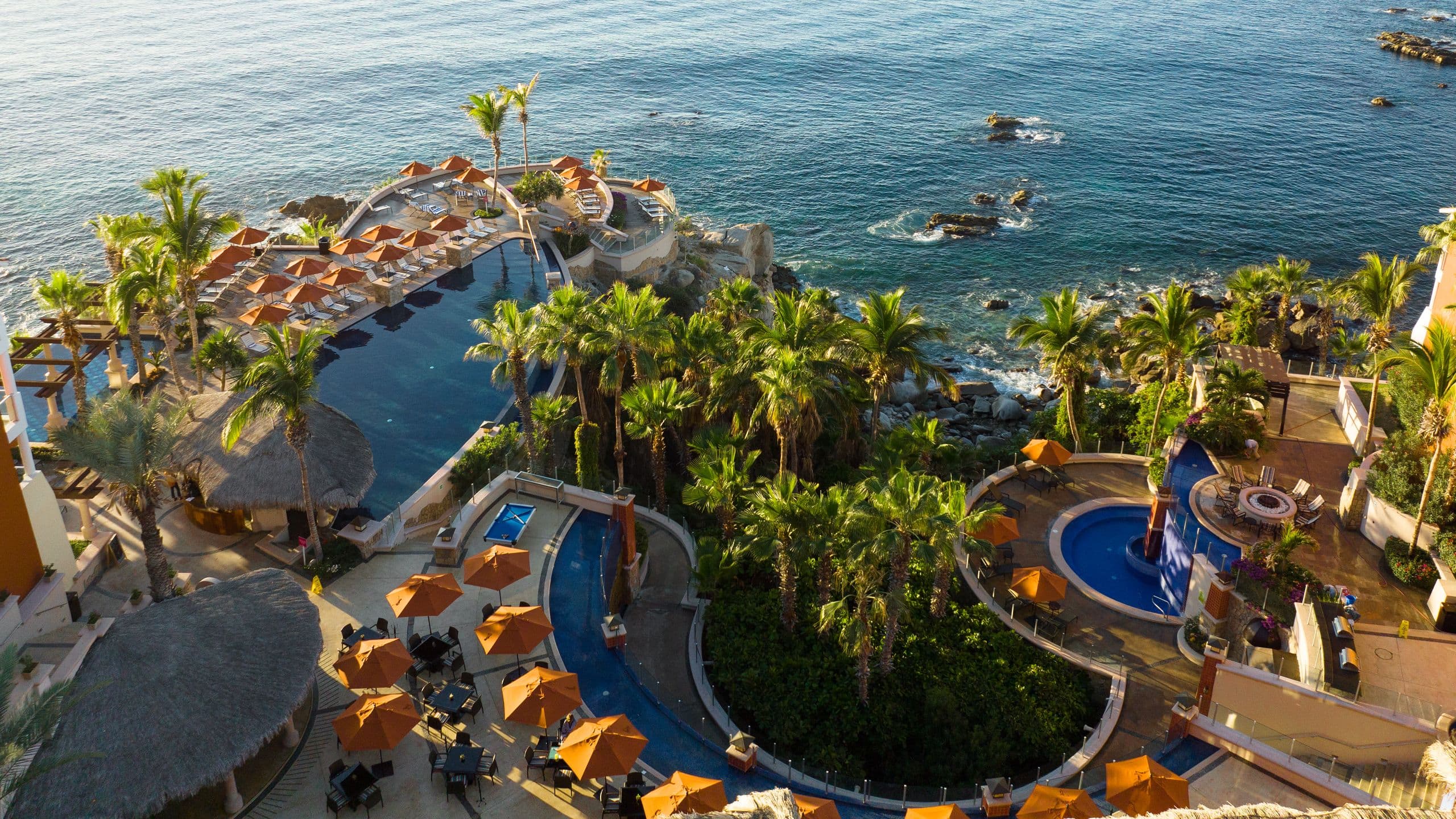 Sirena Del Mar Pool Aerial View