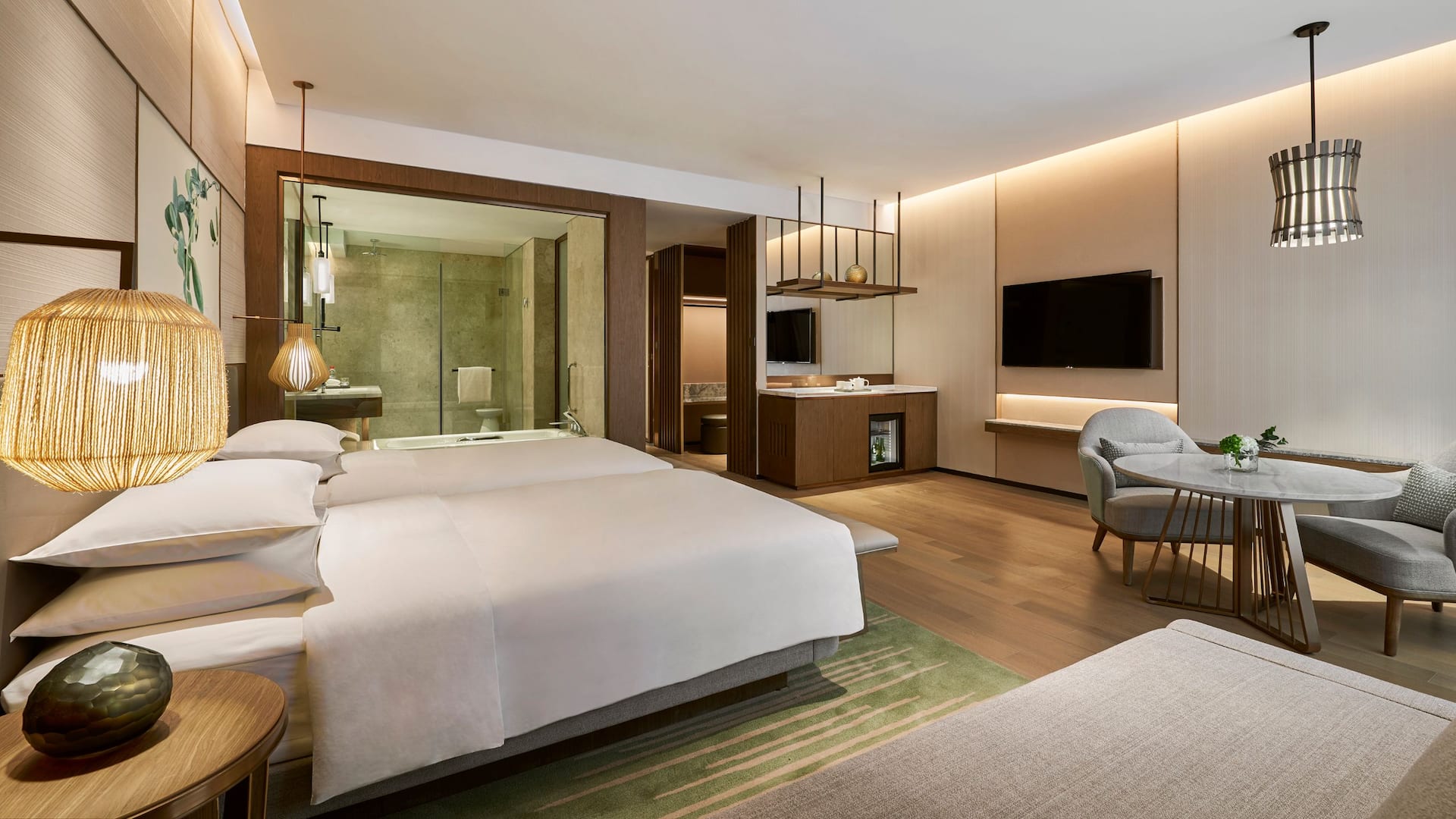 Hyatt Regency Beijing Shiyuan Twin Guestroom