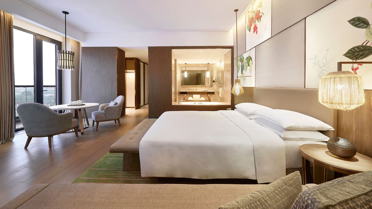 Hyatt Regency Beijing Shiyuan Rooms and Suites King Family Guestroom