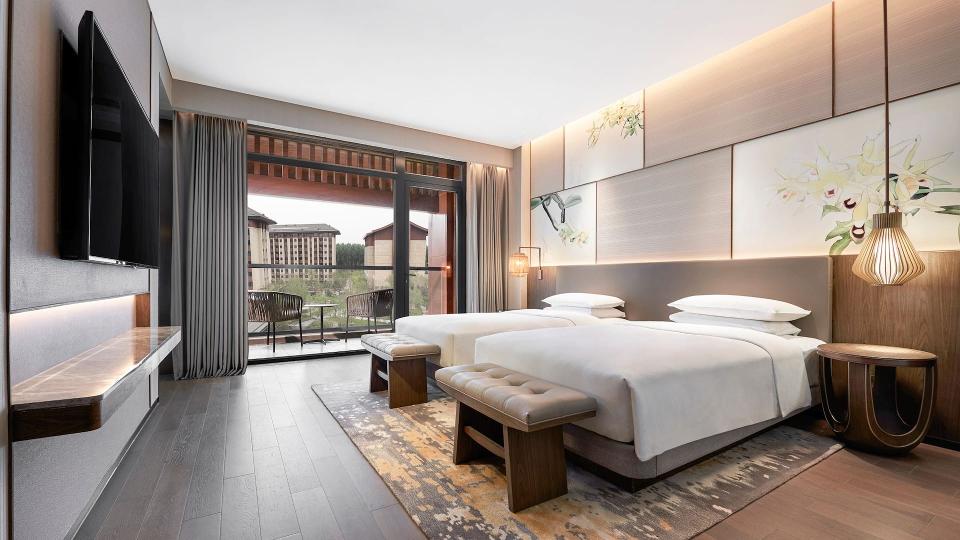1/1 Hyatt Regency Beijing Shiyuan Regency Suite Twin Bedroom