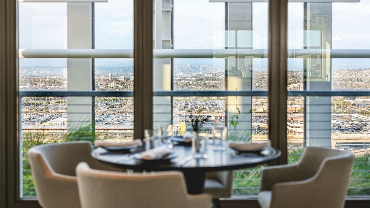 The Rooftop Bar + Kitchen Restaurant dining area 