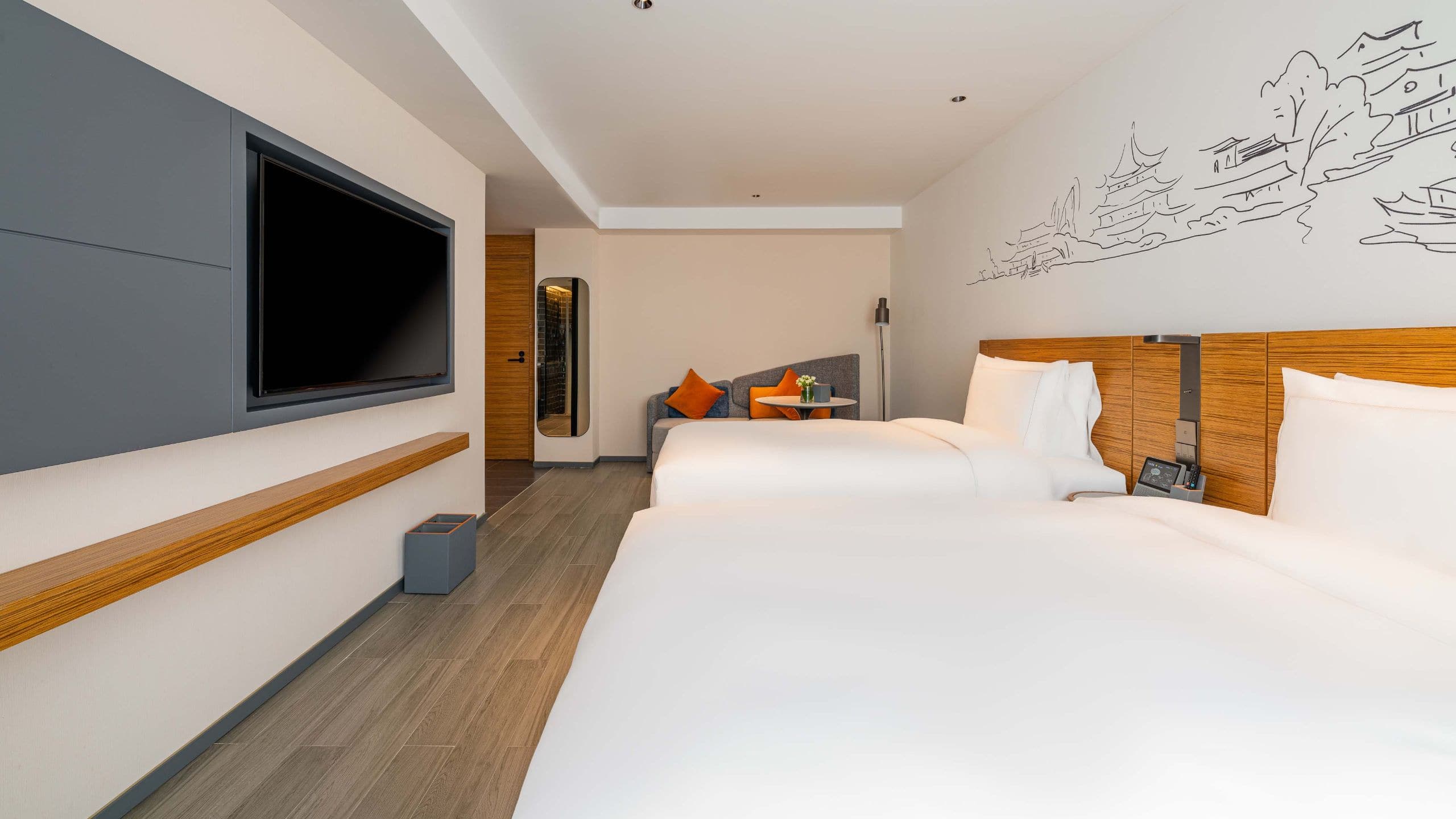 UrCove Nanjing Downtown Deluxe Twin Overview