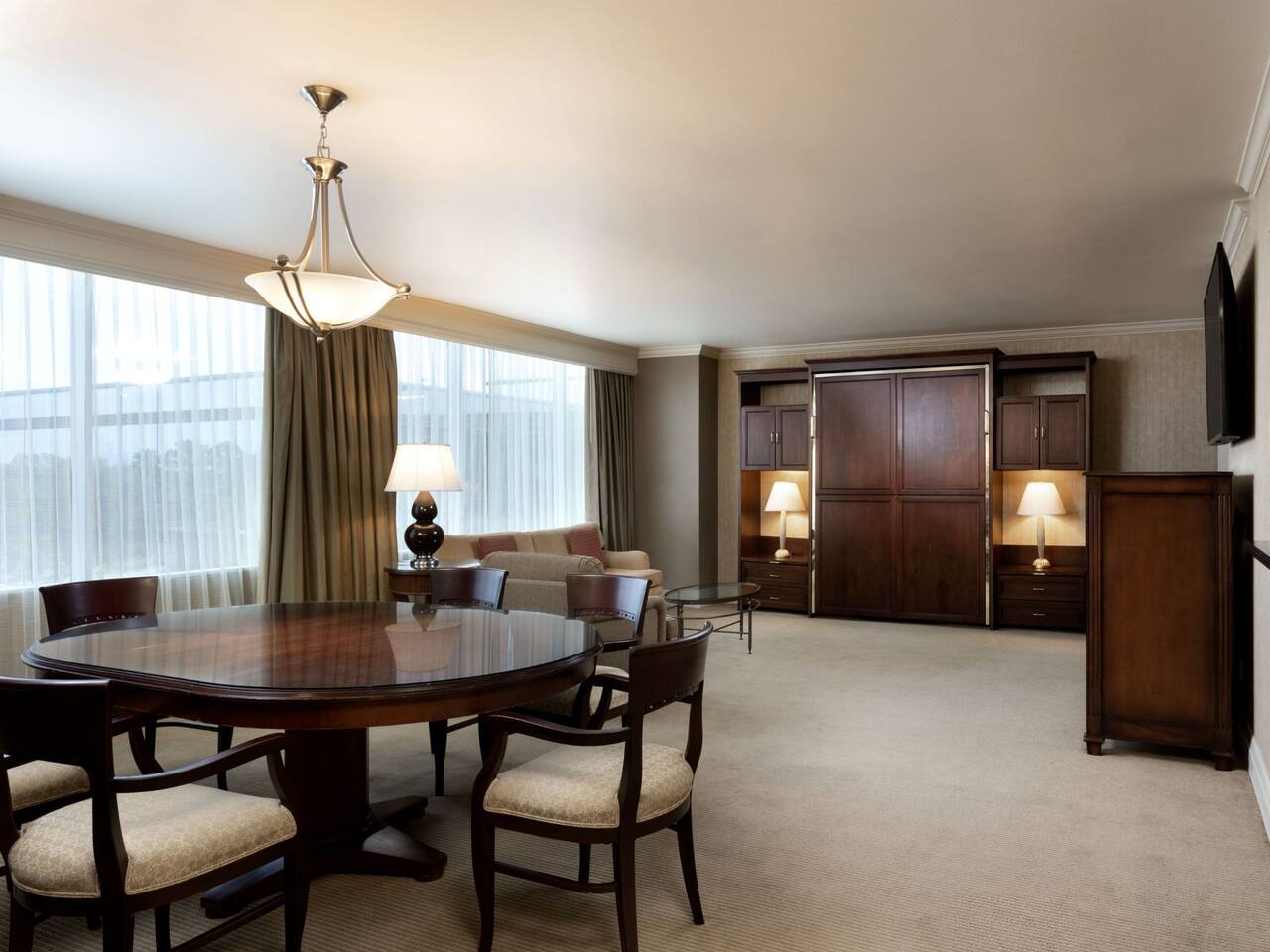 Regency Suite living room and dining area 