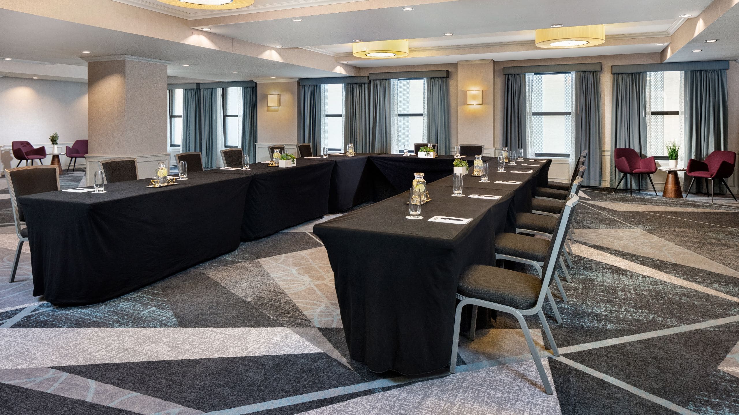 Hyatt Centric Downtown Minneapolis Ballroom U-Shape Setup