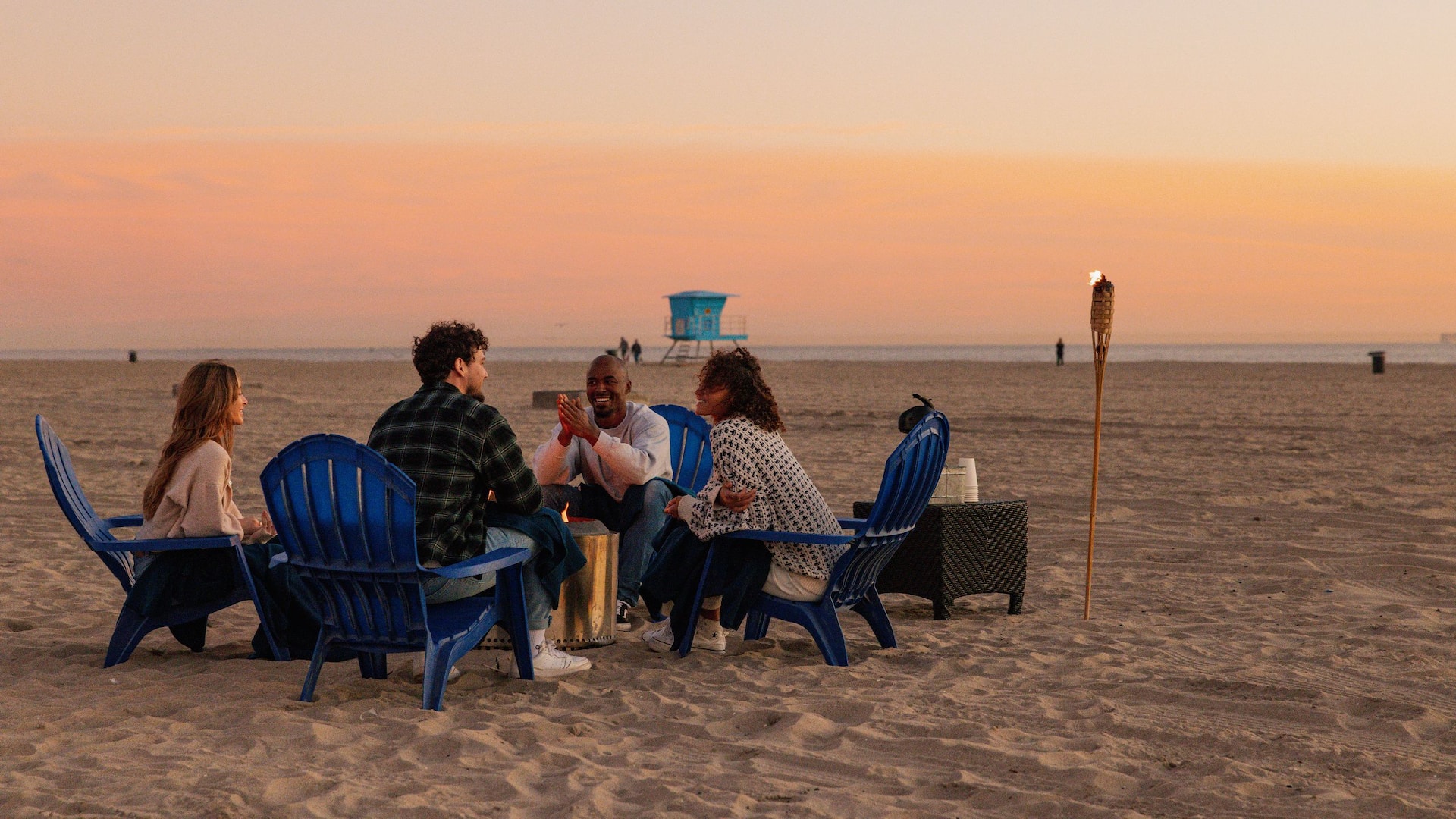 Hyatt Regency Huntington Beach Resort and Spa Beach Bonfire
