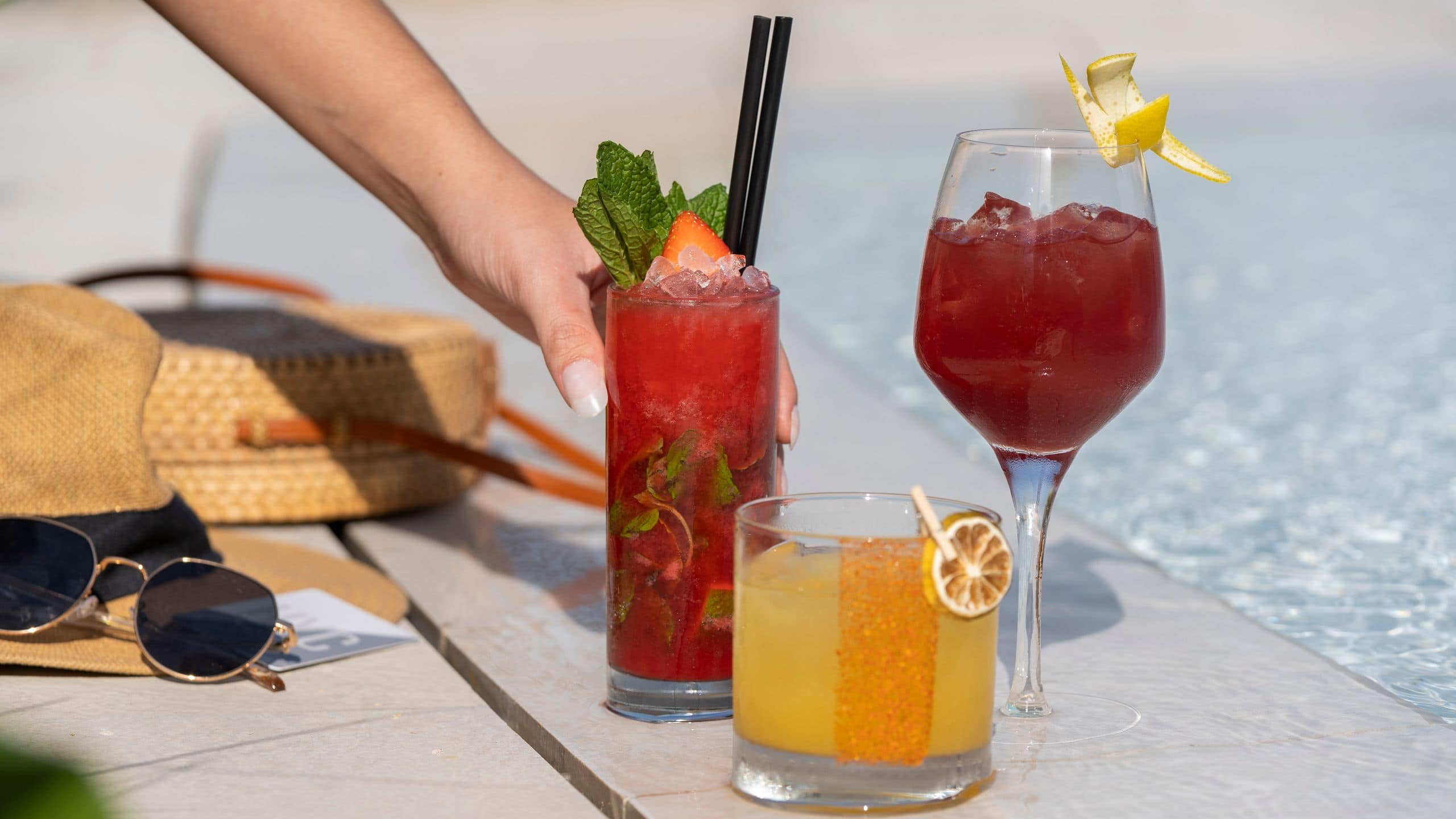 Hyatt Centric Jumeirah Dubai Pool Cocktails