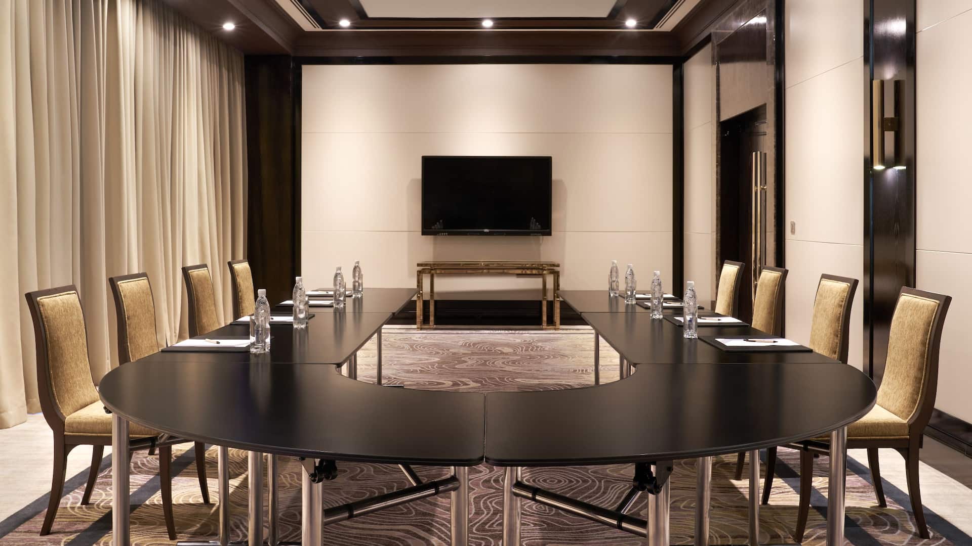 Hyatt Regency Bishkek Akyn Meeting Room U Shape Table Setup