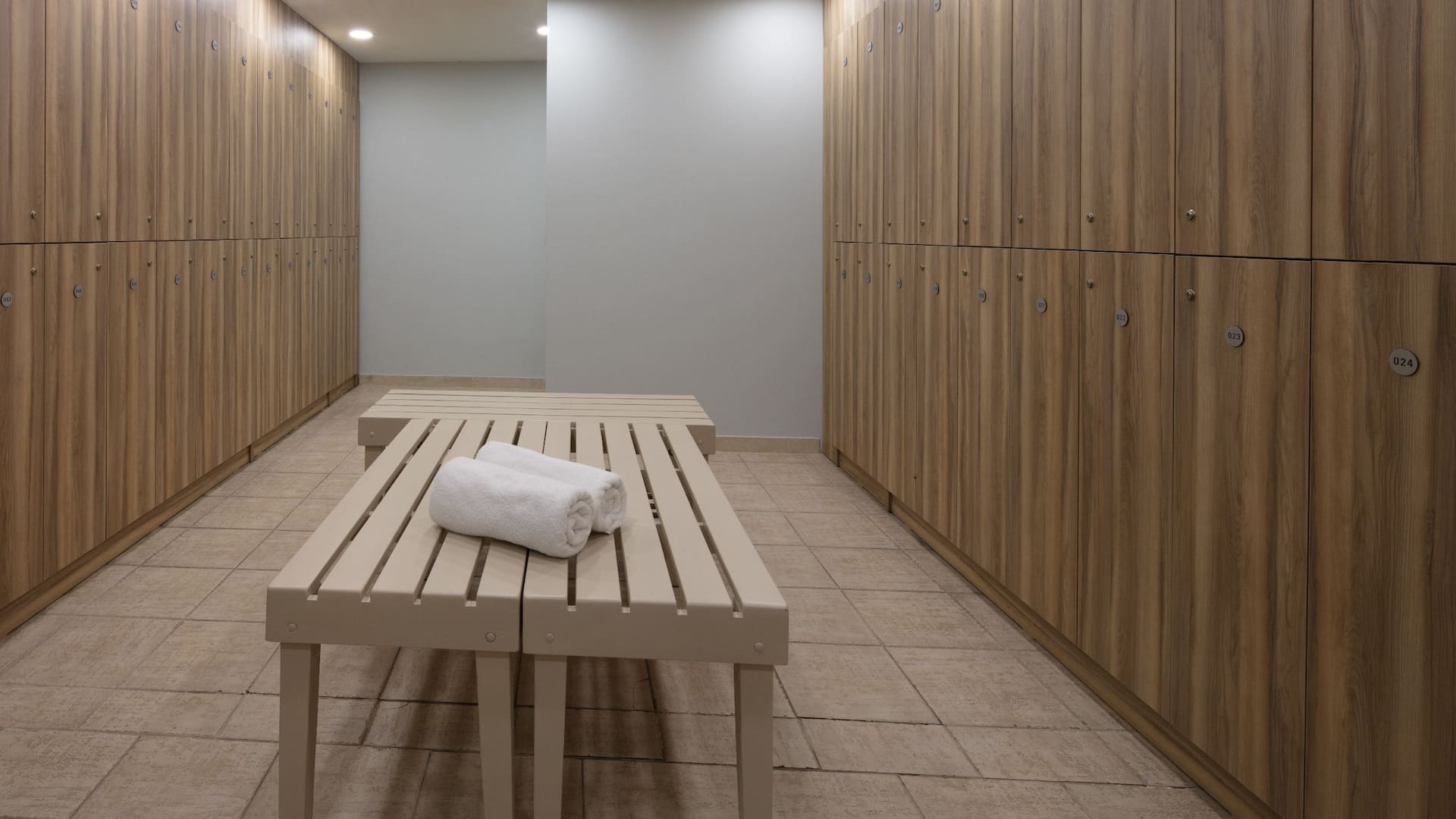 Hyatt Regency Bishkek Changing Room with Secure Lockers for Guests
