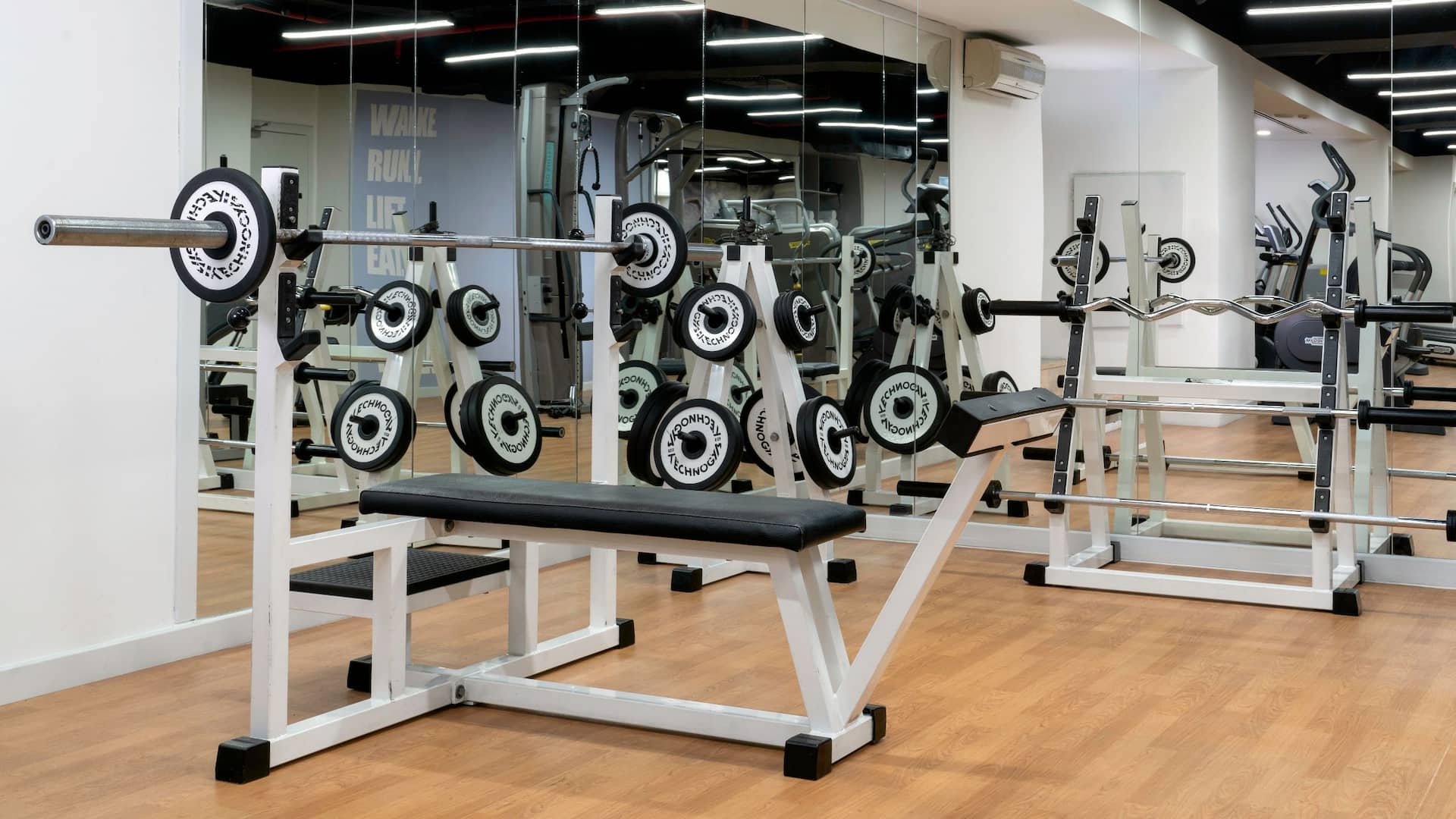 Hyatt Regency Bishkek Fitness Room Weight Bench