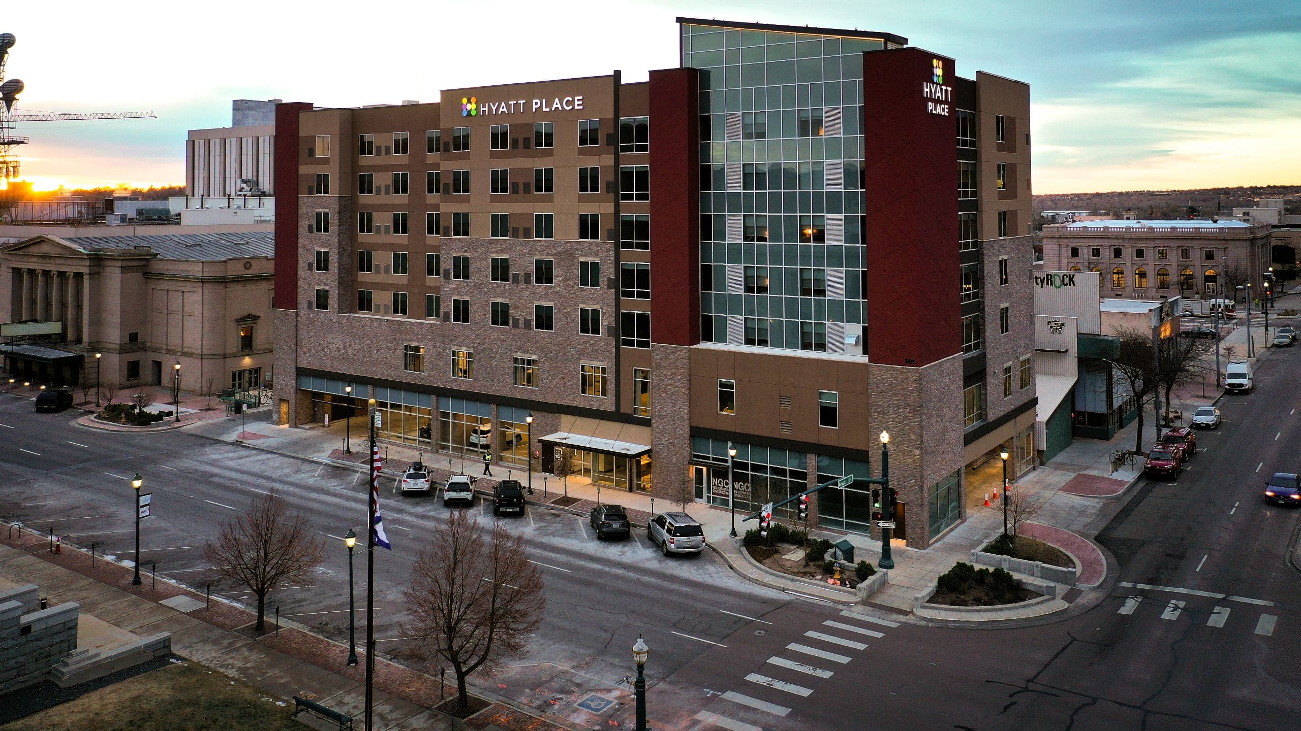 Photos Reviews Hyatt Place Colorado Springs Downtown   DENZP P0014 Exterior View.16x9 