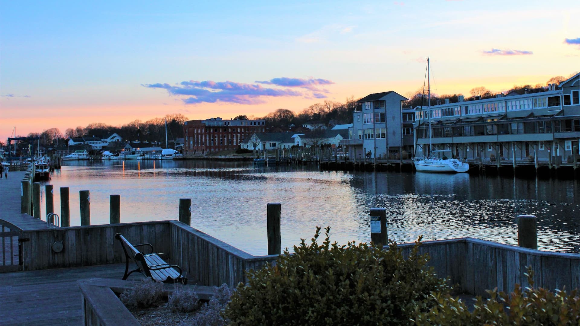 Hyatt Place Mystic Mystic River Sunset