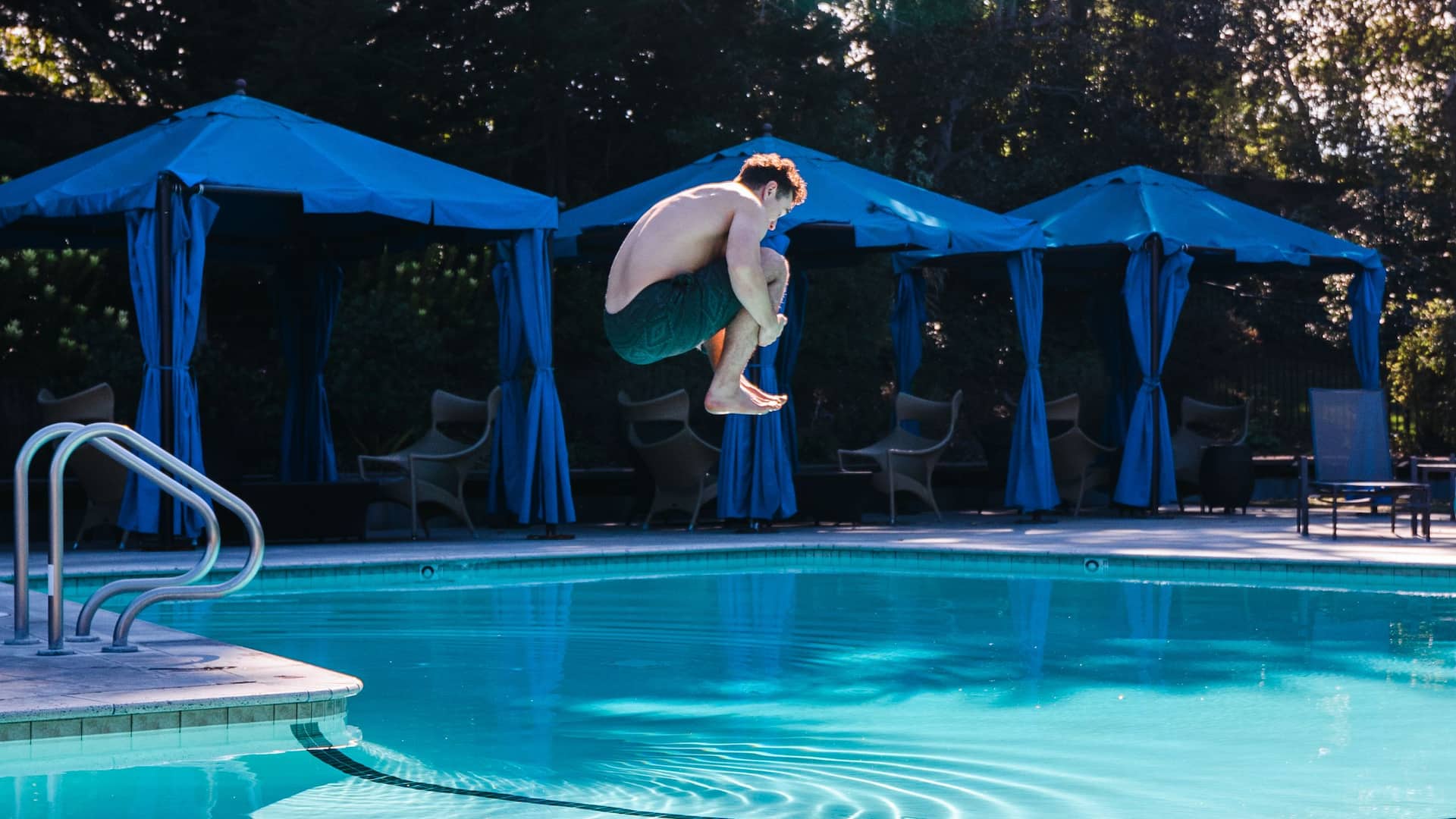 Hyatt Regency Monterey Hotel and Spa on Del Monte Golf Course Pool Cannon Ball