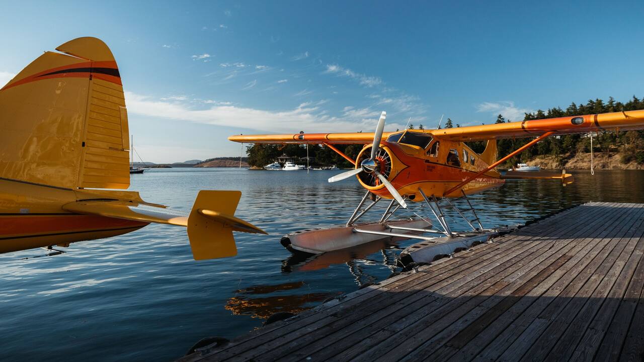 Seaplane at Hyatt Regency Lake Washington