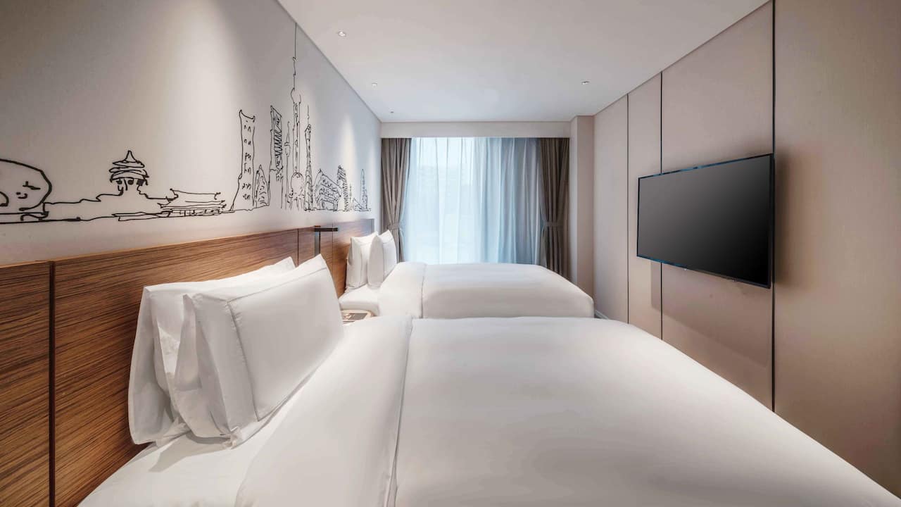 Video Twin Bed Guestroom
