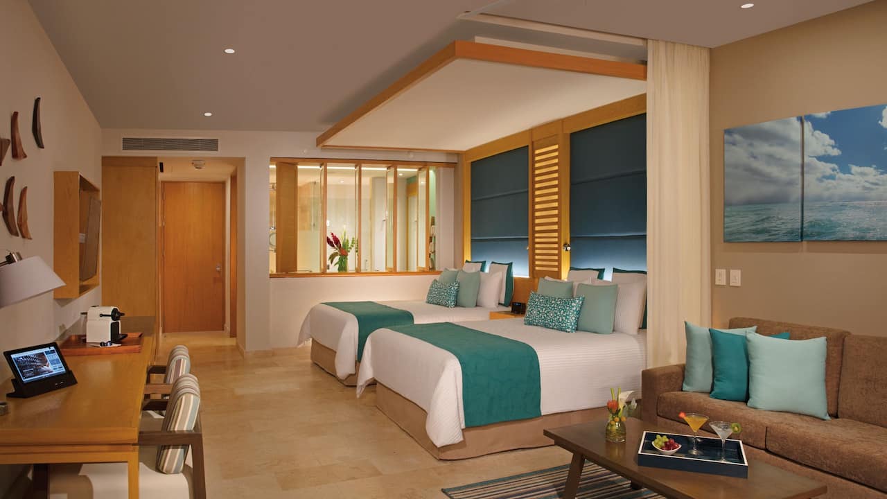 Dreams Playa Mujeres Golf & Spa Resort Junior Suite Pool View - Two Queen Beds