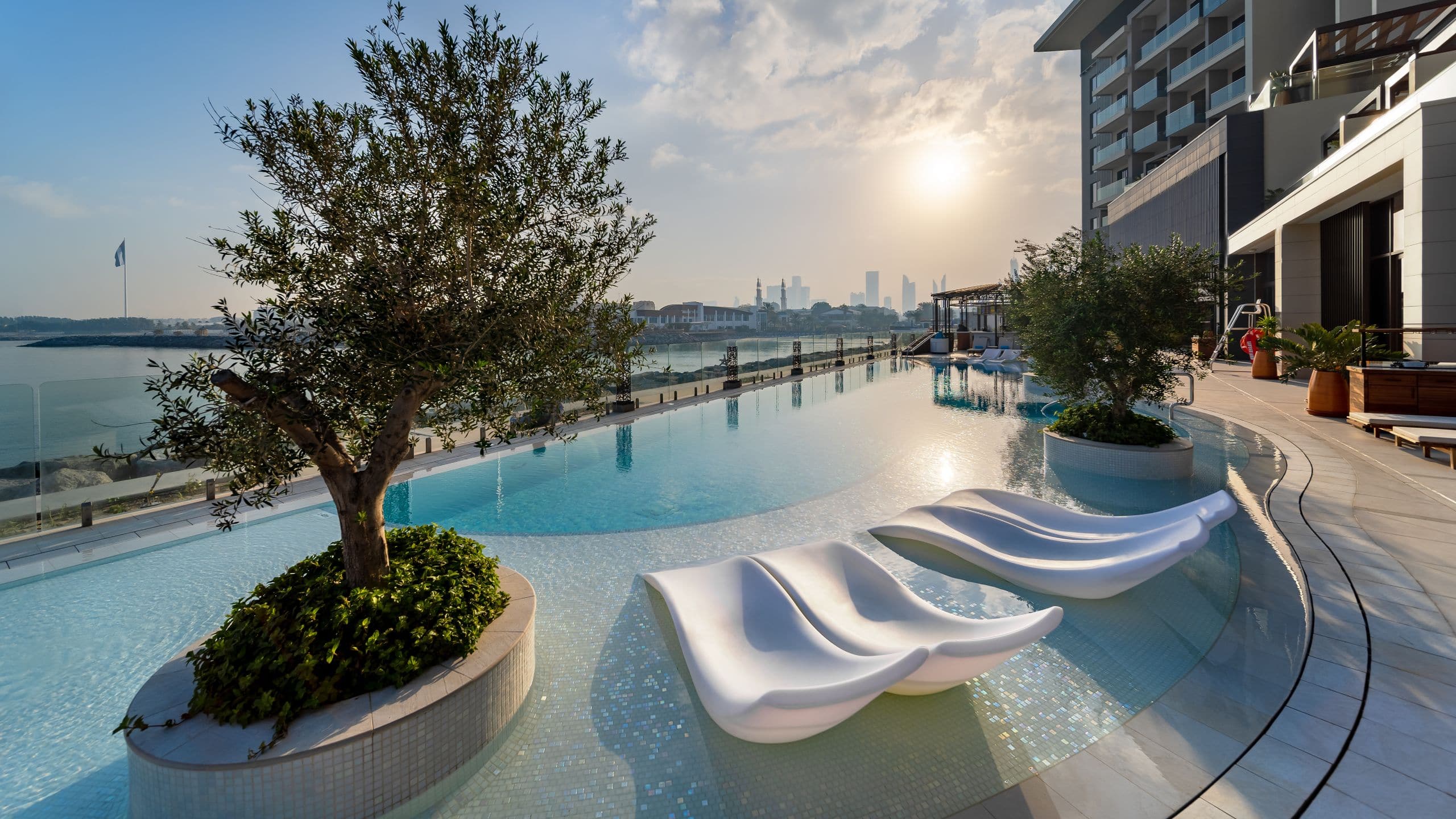 Hyatt Centric Jumeirah Dubai Pool Chair View