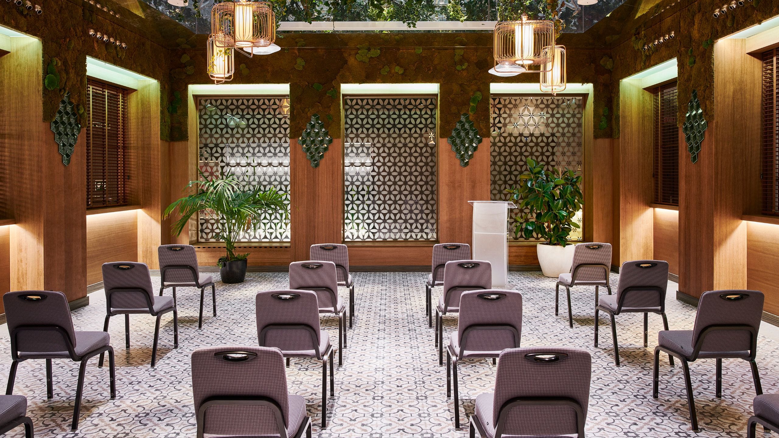 Hyatt Centric Gran Via Madrid Meeting Room Patio Chairs