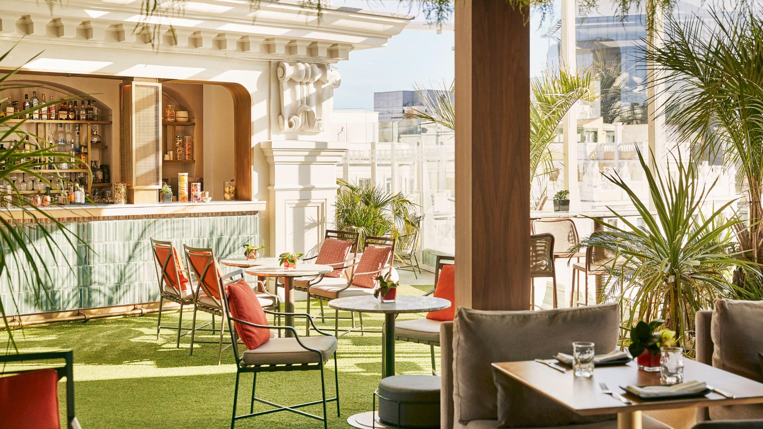 Hyatt Centric Gran Via Madrid Terrace Indoor View