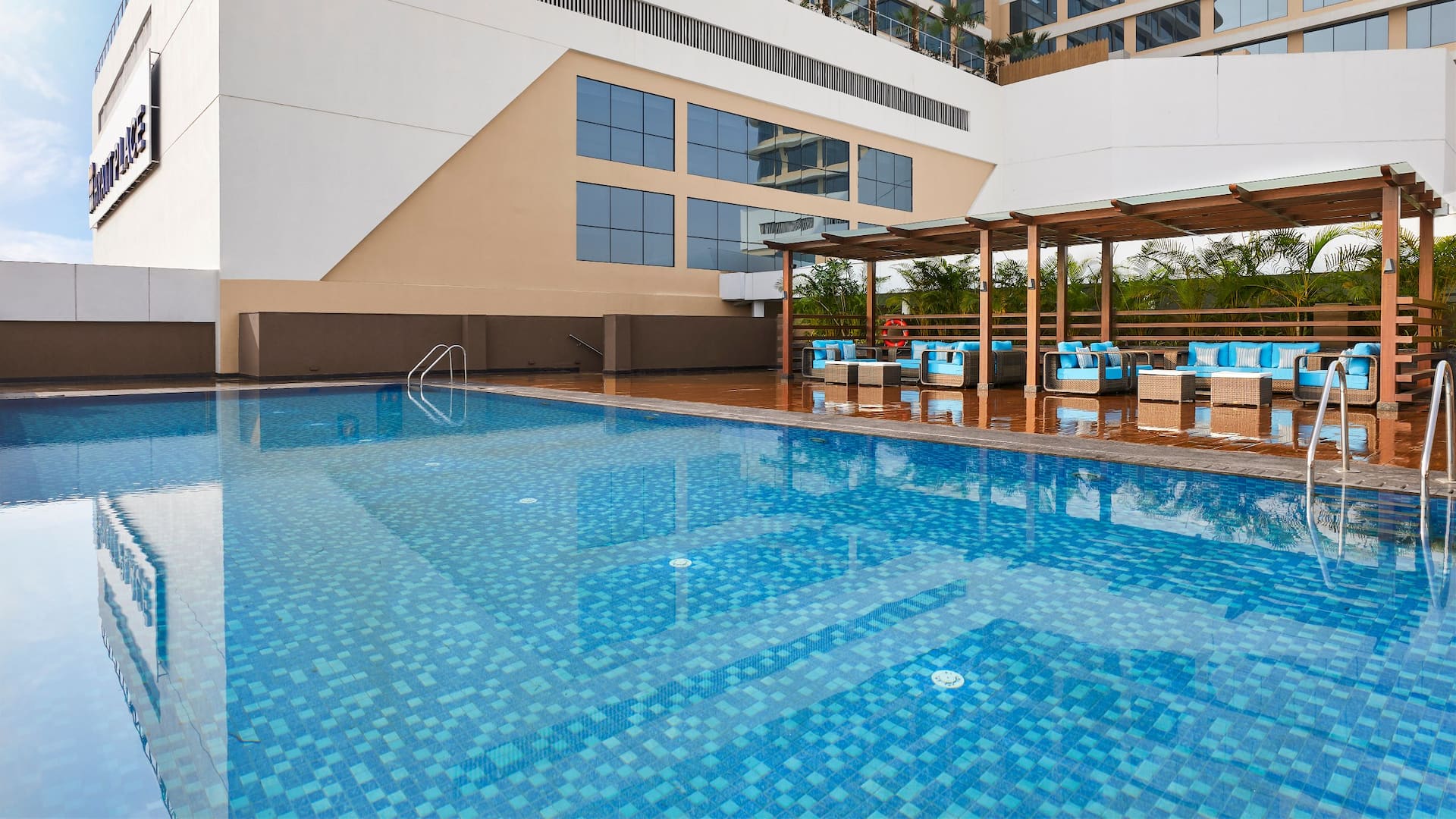 Hyatt Place Vadodara Infinity Pool Daylight