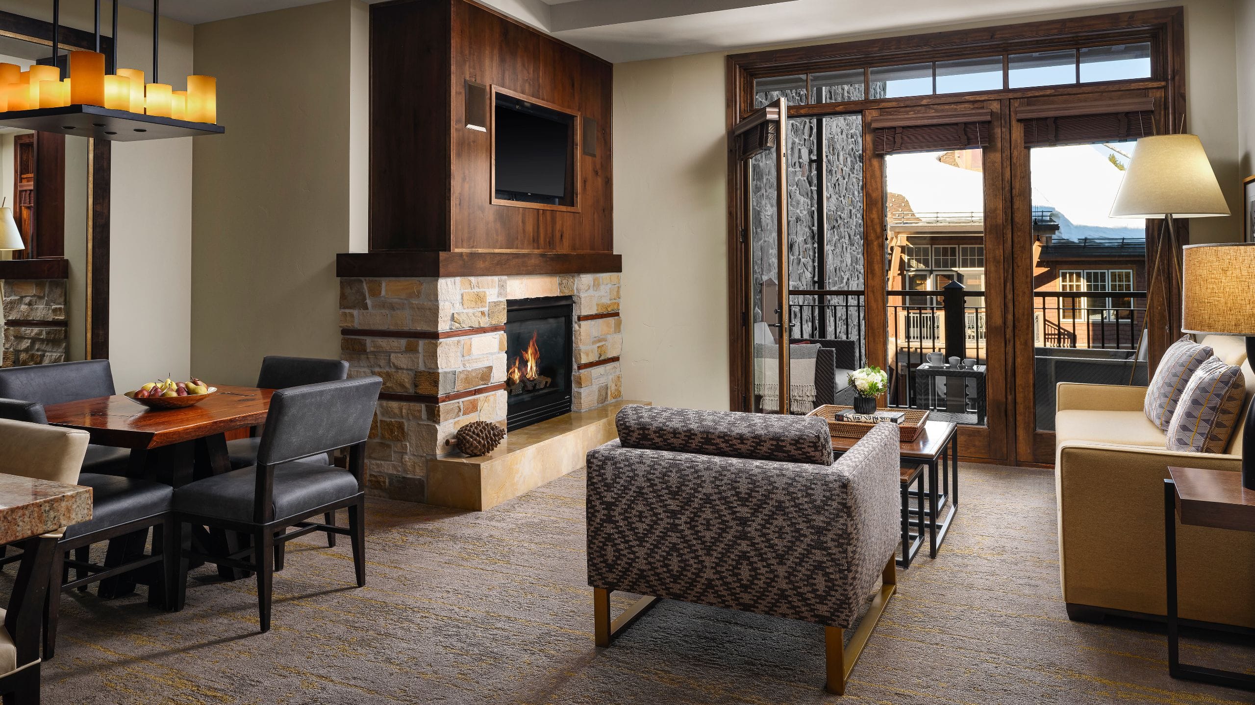 5 of 7 One Village Place One Bedroom Villa Dining Room