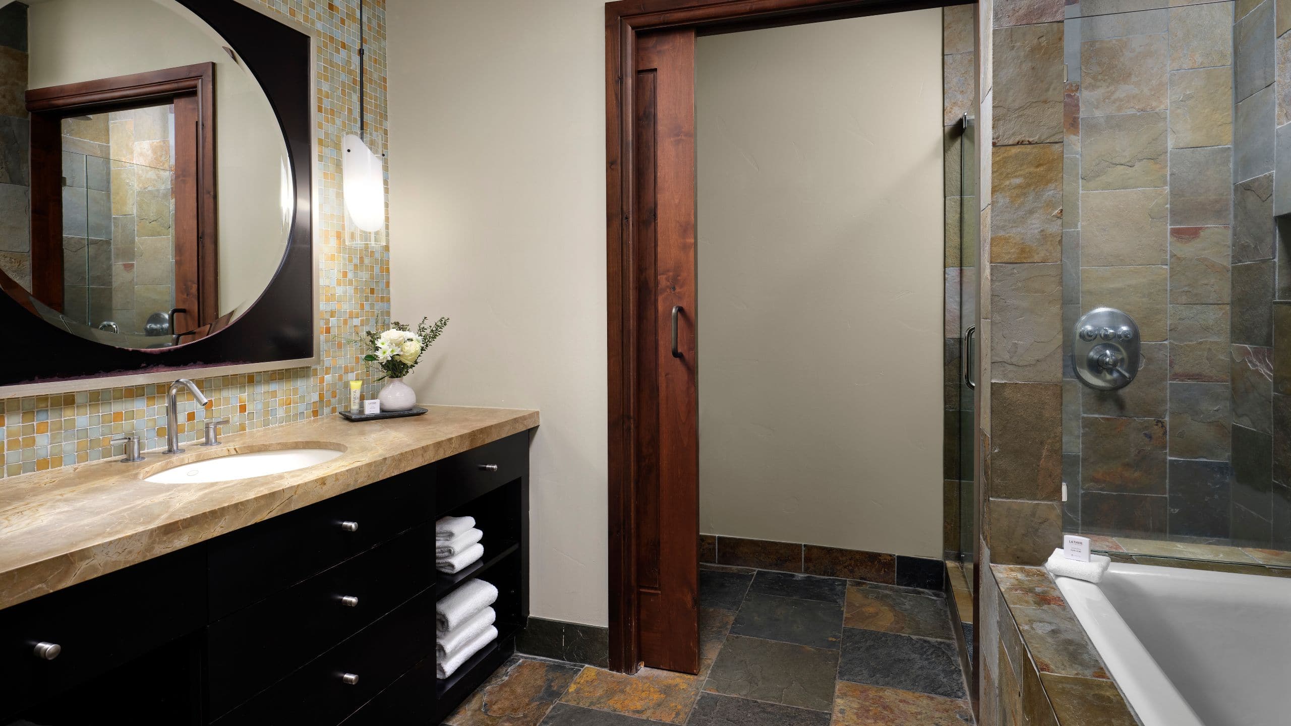 2 of 5 One Village Place Two Bedroom Villa Master Bathroom