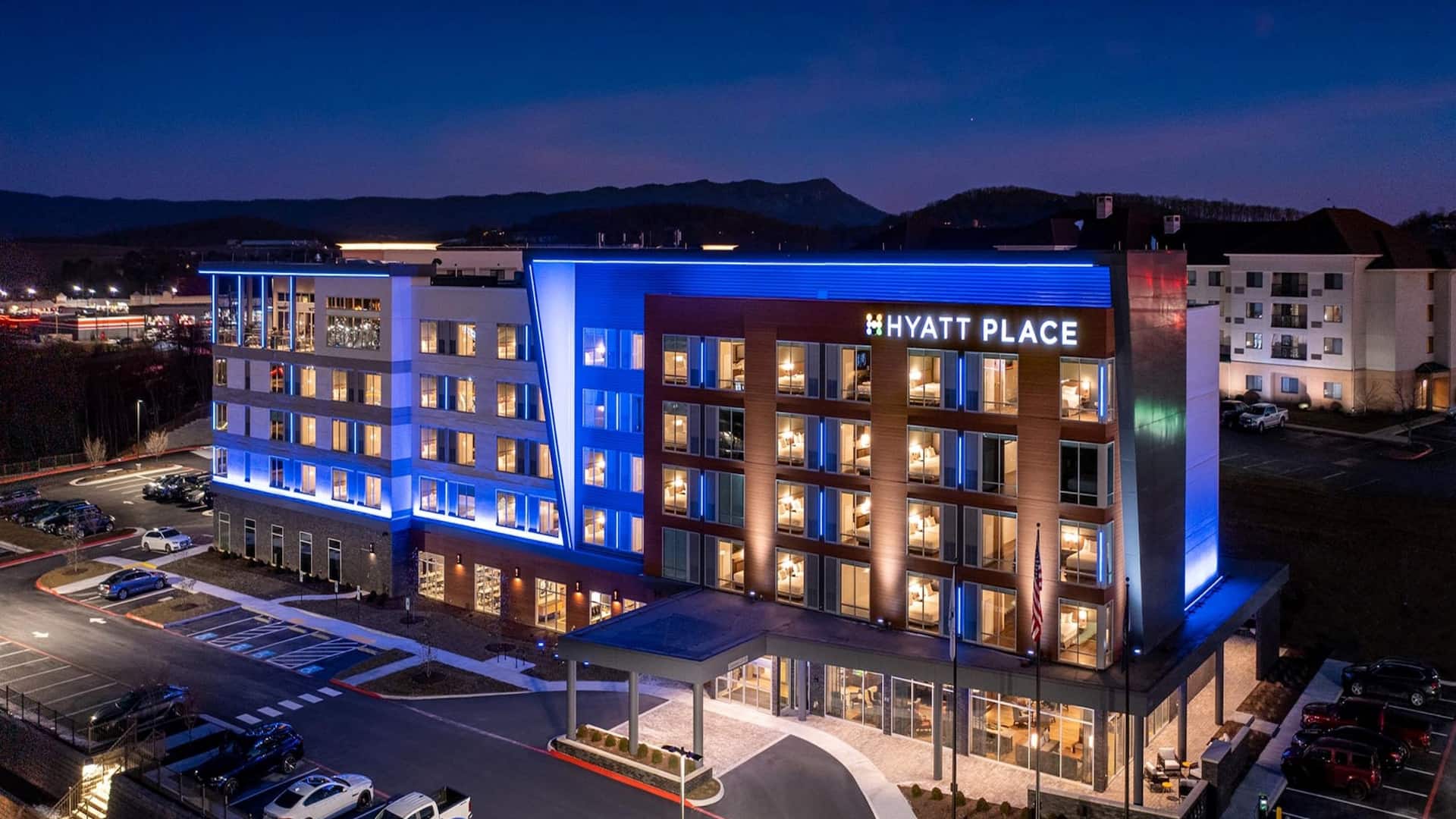 Exterior Nighttime View