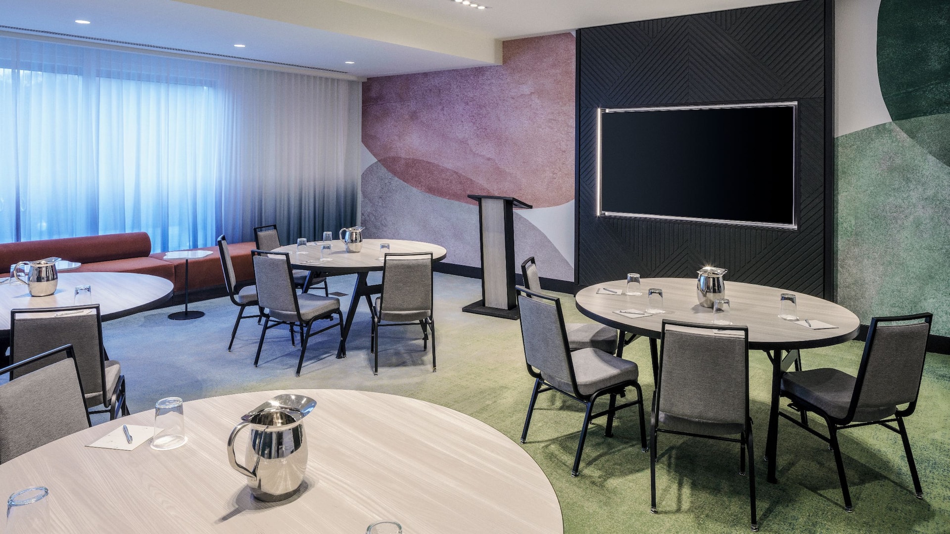 1 of 2 Hyatt Centric Buckhead Atlanta Kaolin Meeting Setup