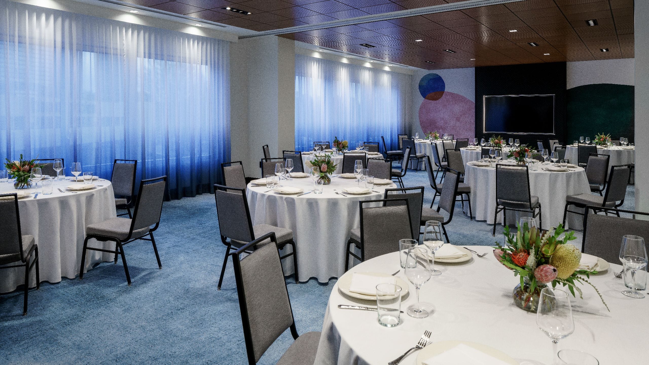 Hyatt Centric Buckhead Atlanta Evening Banquet Rounds