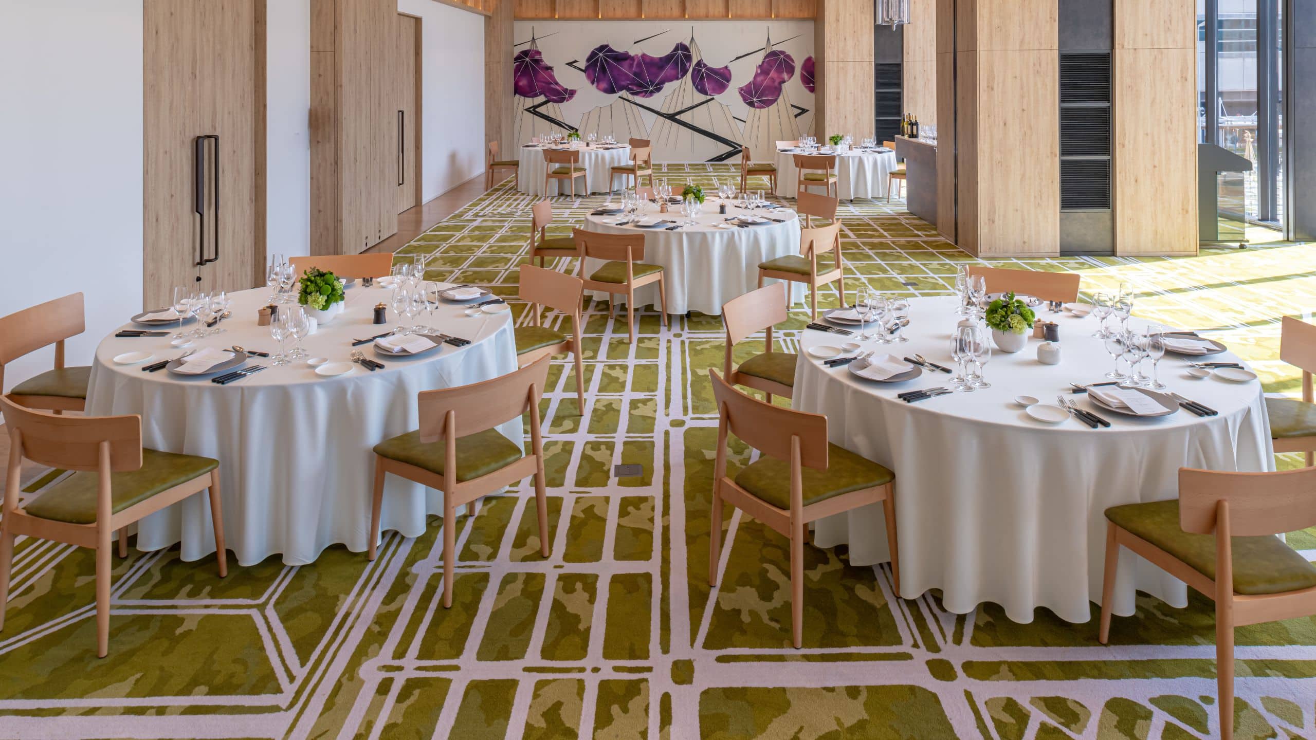 Hyatt Centric Kanazawa Event Space Table Position Angle