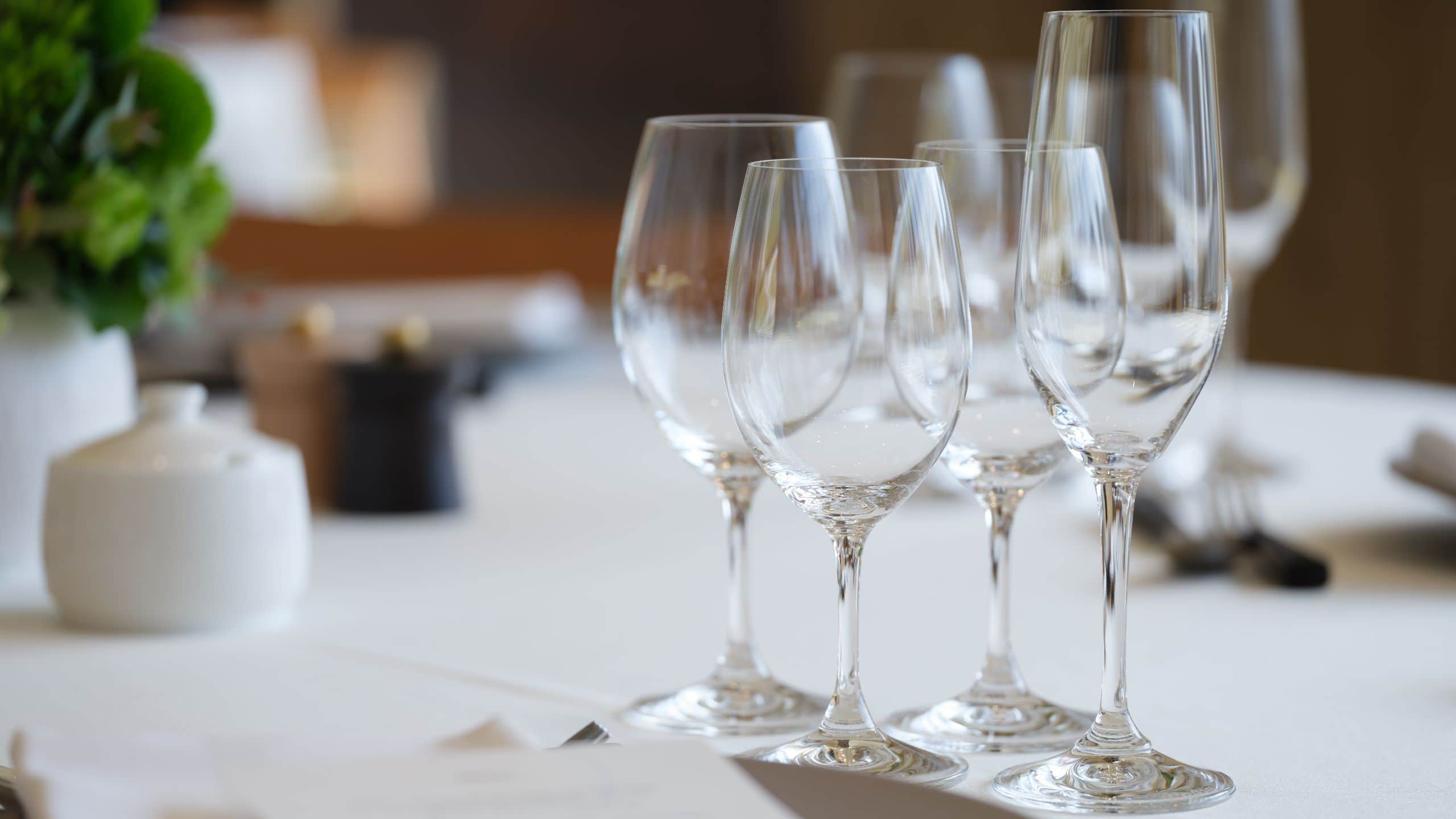 Hyatt Centric Kanazawa Event Space Table Setting Drinkware