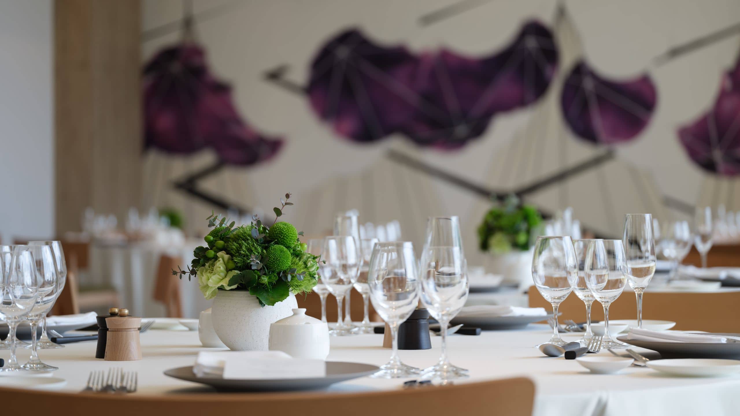 Hyatt Centric Kanazawa Event Space Table Setup