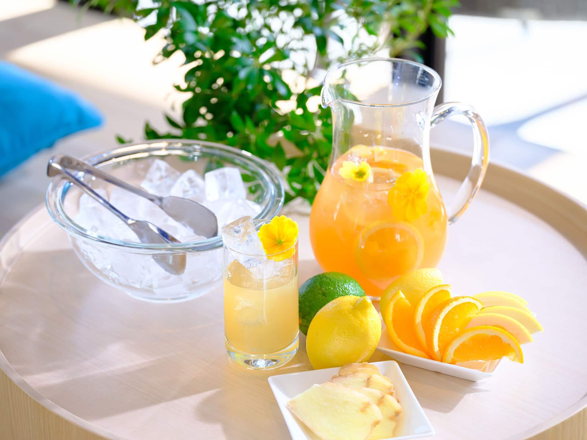 Hyatt Centric Kanazawa Lobby Summer Event Pitcher Cocktail