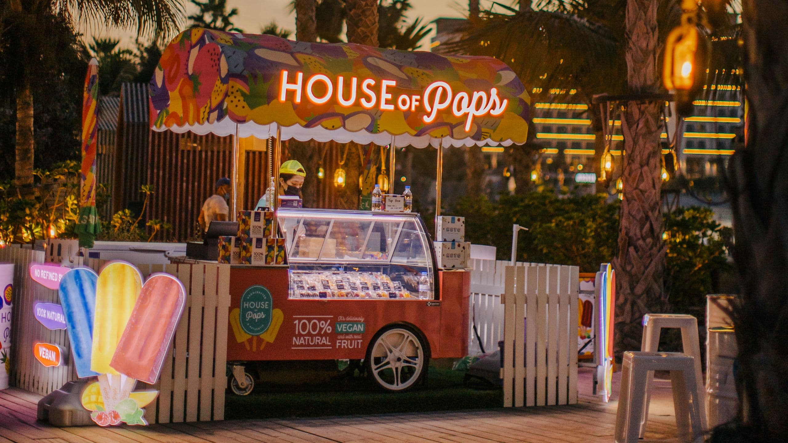 Hyatt Centric Jumeirah Dubai La Mer Night Ice Cream Cart
