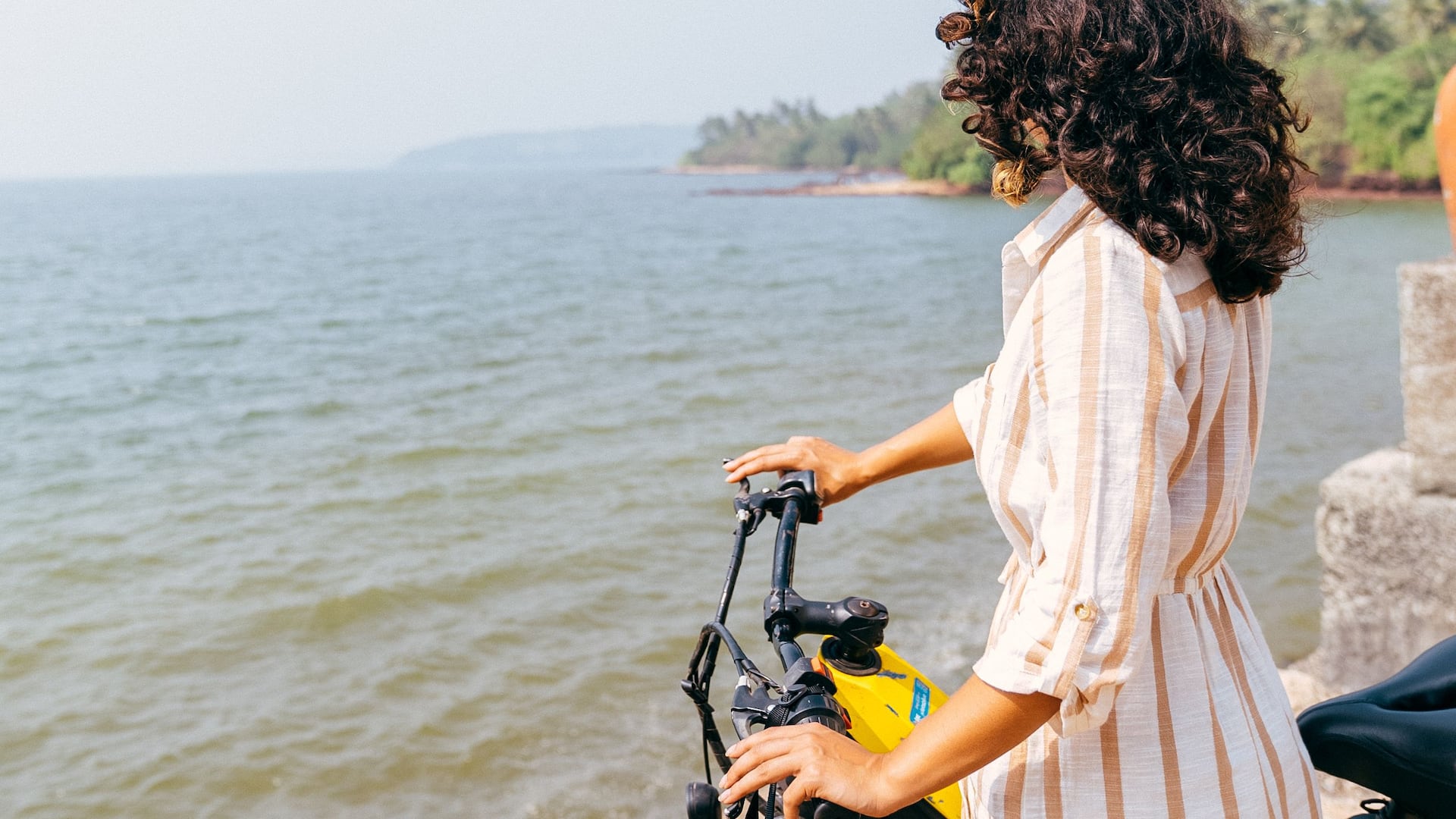 Grand Hyatt Goa Woman Cycling
