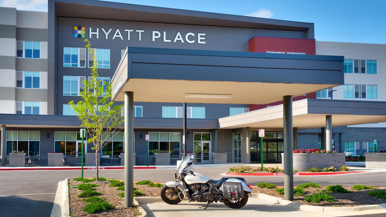 Hotel Entrance Motorcycle Parking