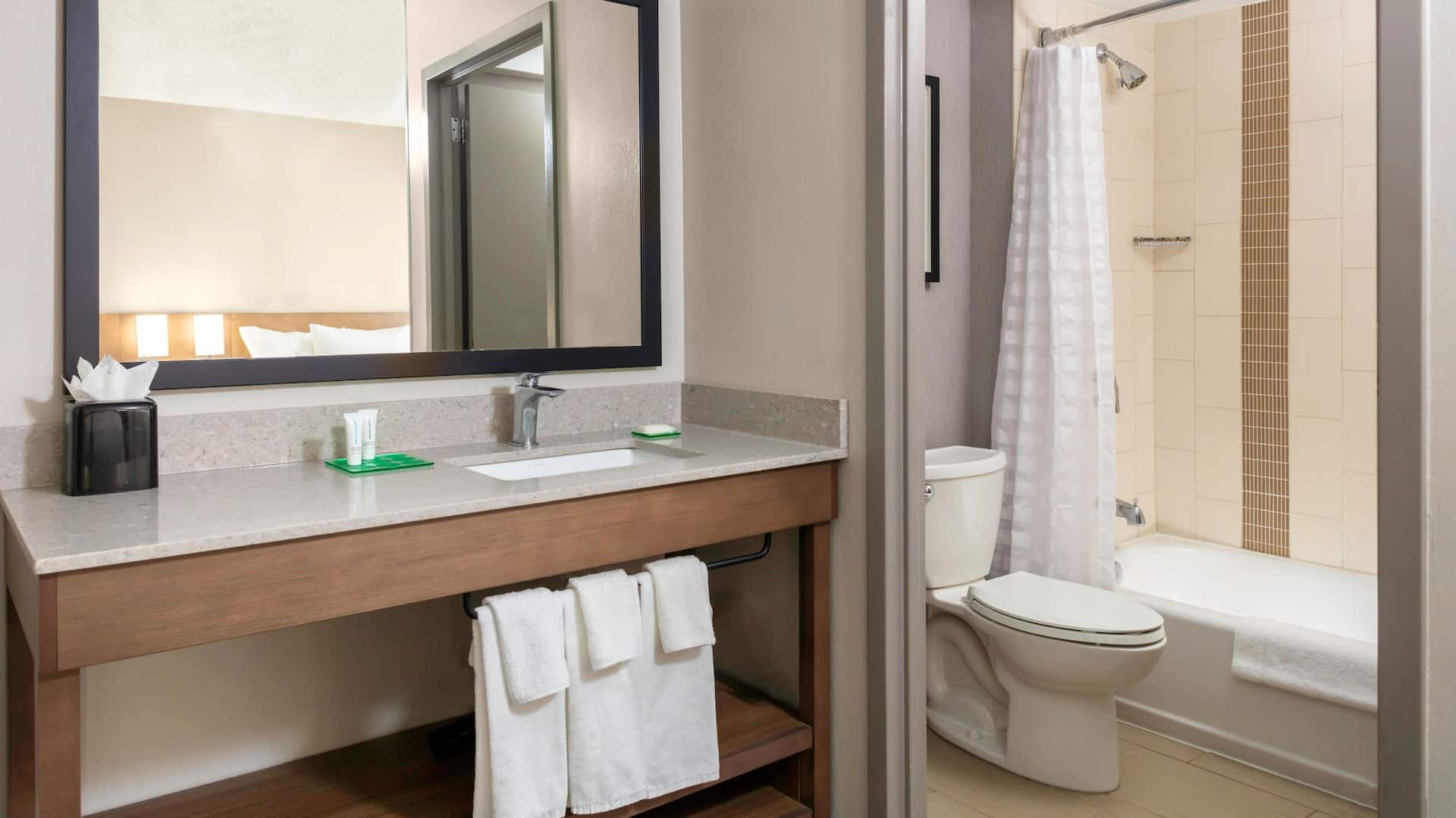3 of 3 Hyatt Place Dallas/Arlington Double Bathroom