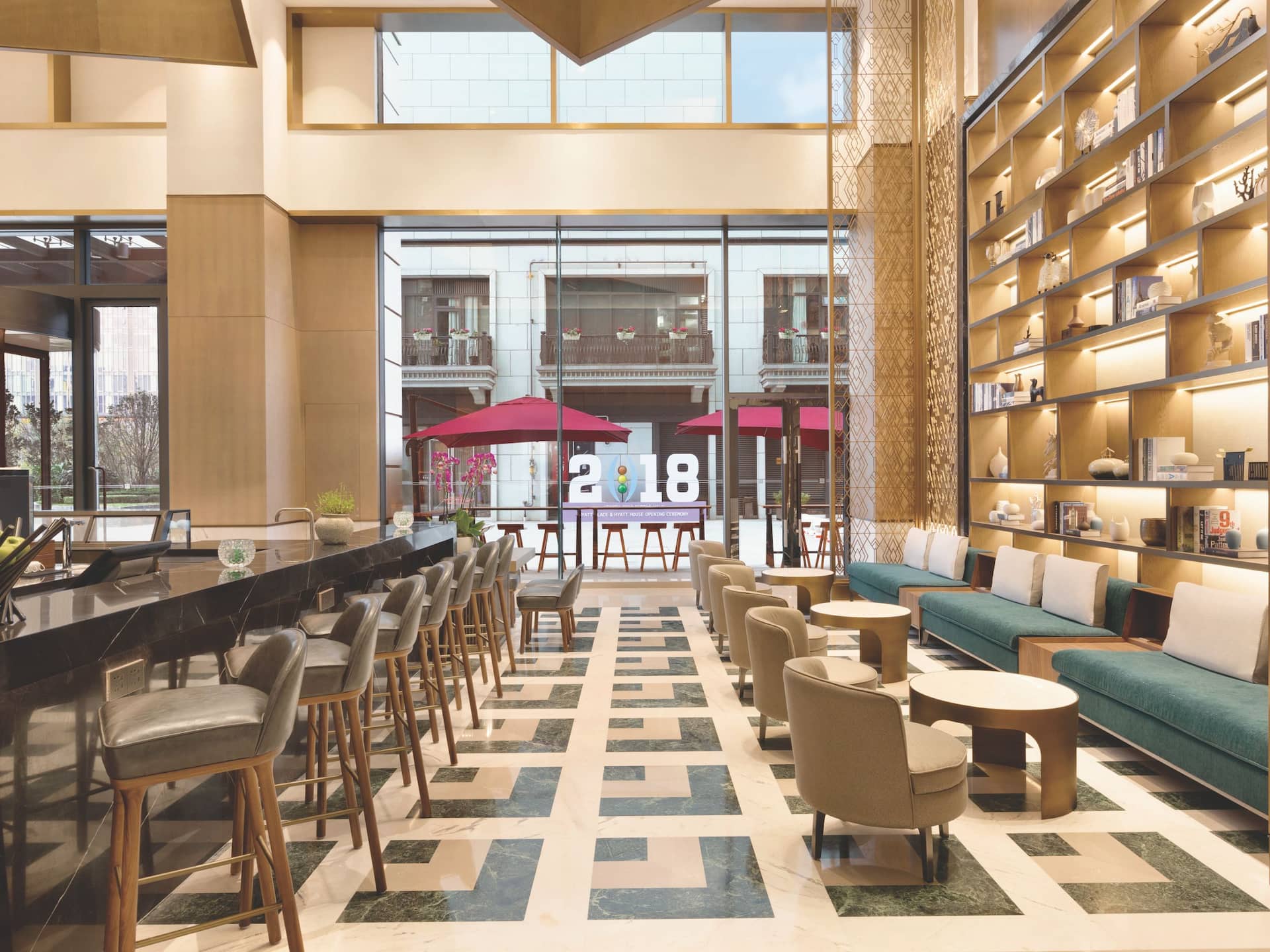 Hyatt House Chengdu Pebble Walk Lobby Gallery Seating