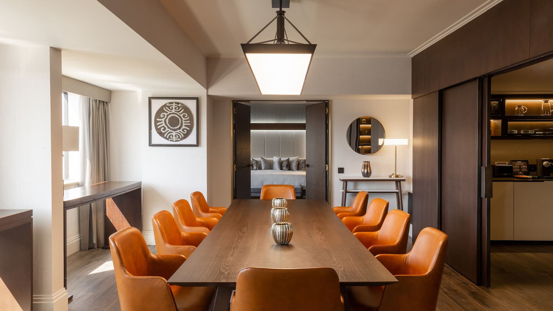 Hyatt Regency Bishkek Presidential Suite Dining Room Table