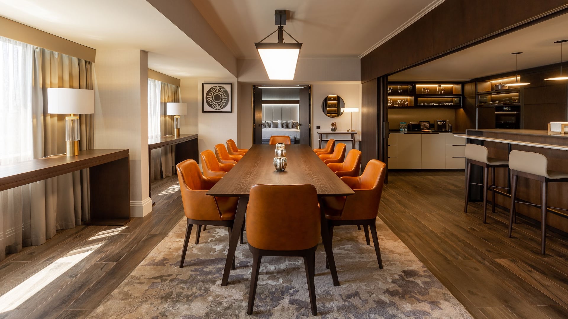 Hyatt Regency Bishkek Presidential Suite Dining Room Kitchen