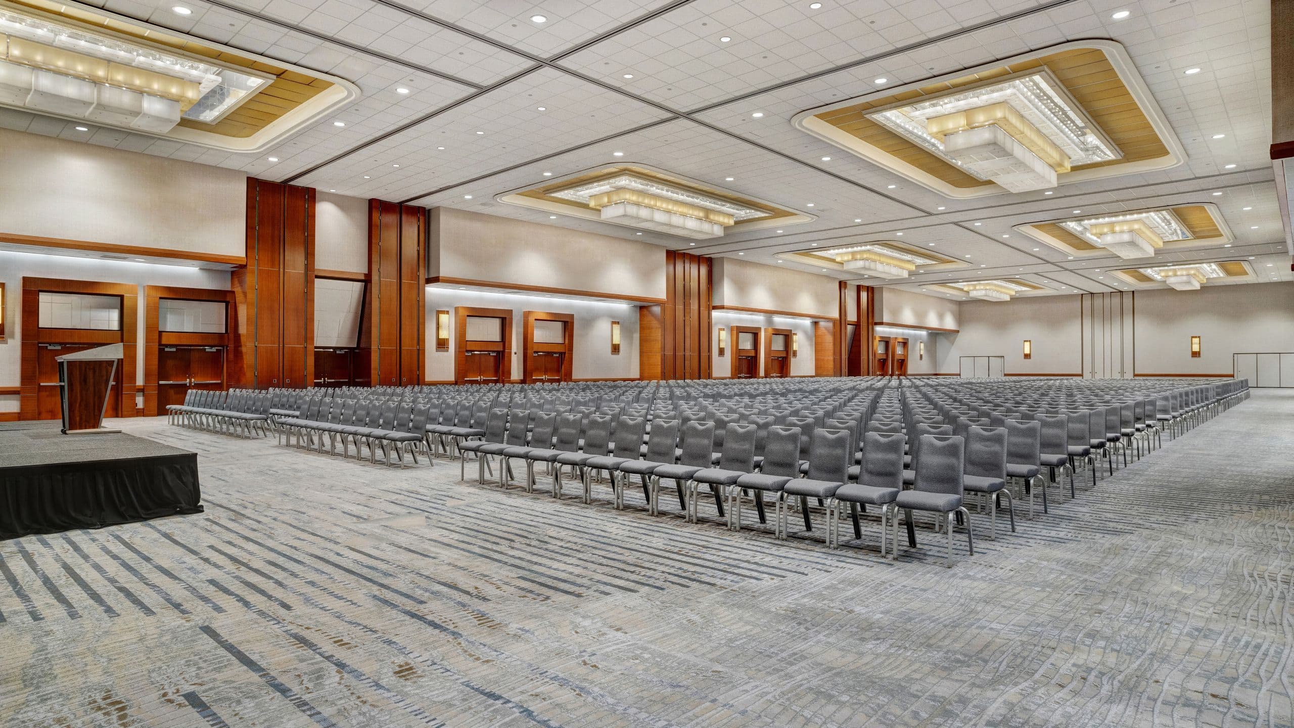 Hyatt Regency DFW International Airport Enterprise Ballroom Rear Side View Stage