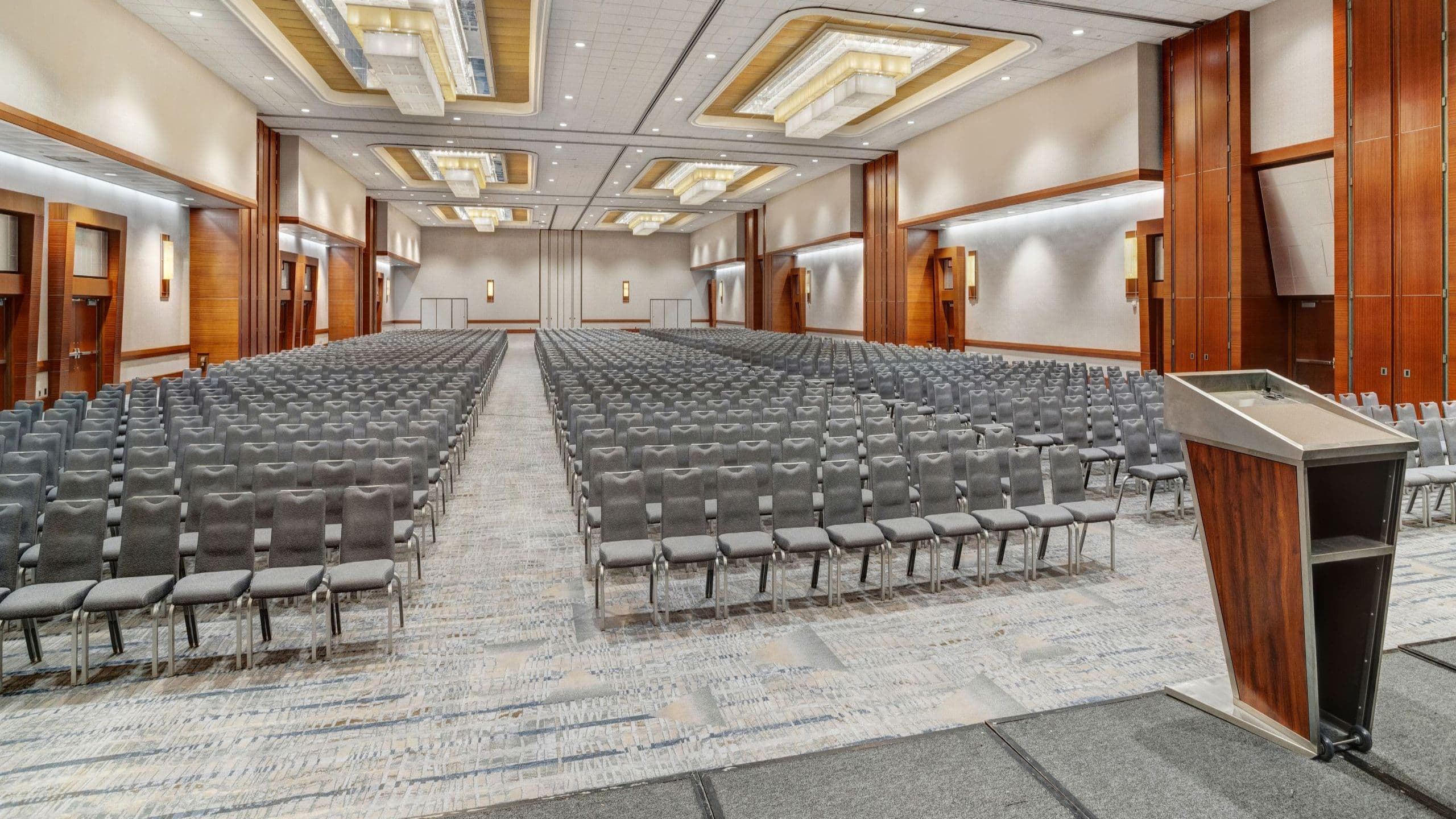 Hyatt Regency DFW International Airport Enterprise Ballroom Rear View Stage Podium