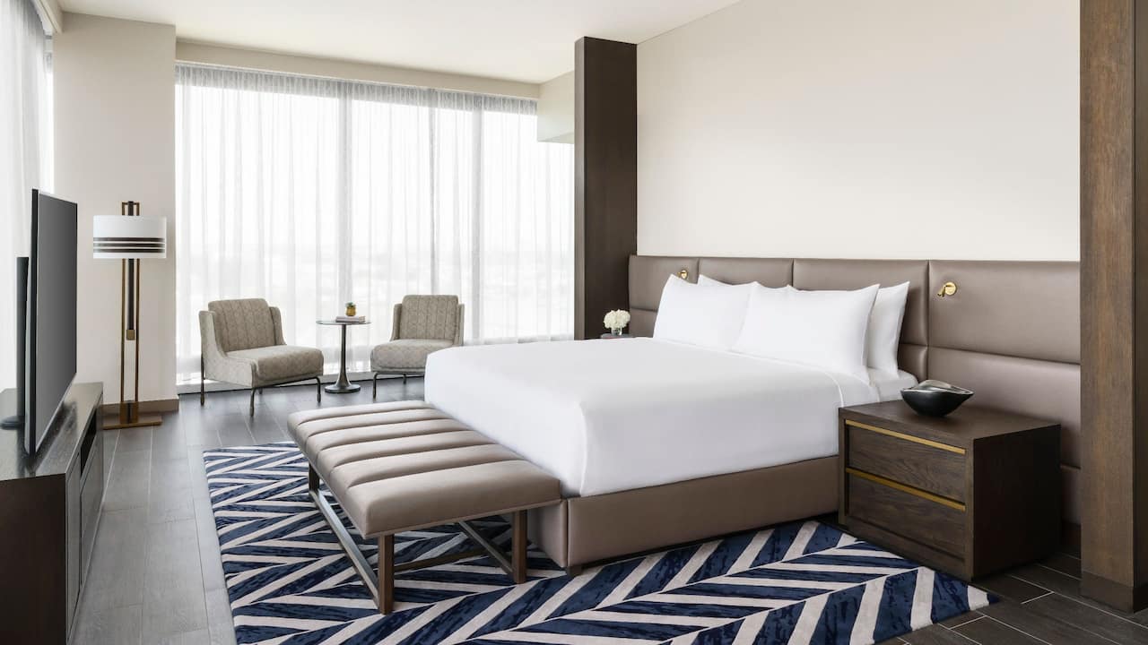 Guest Room Bed Nightstand