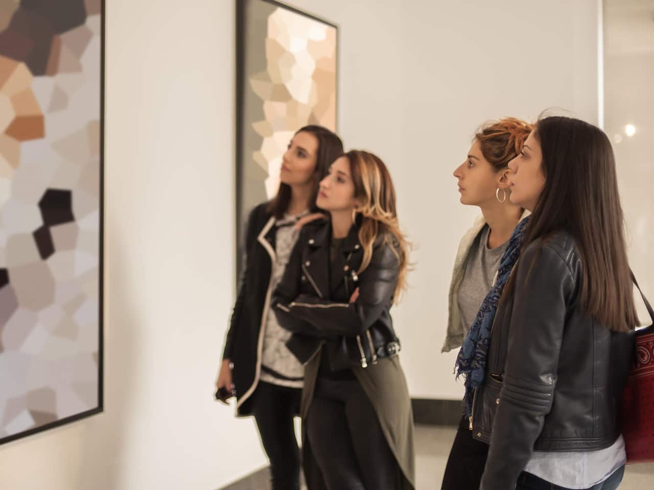Women at Art Gallery 