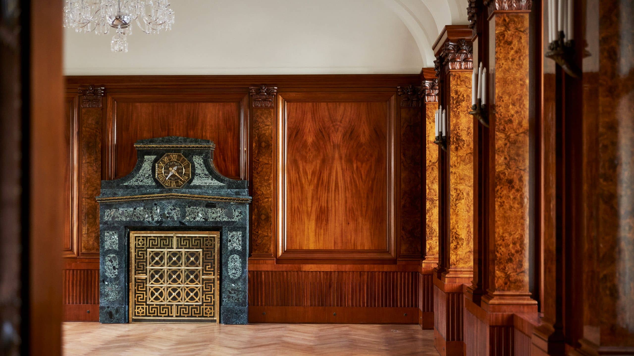 Andaz Prague Collegium One Fireplace
