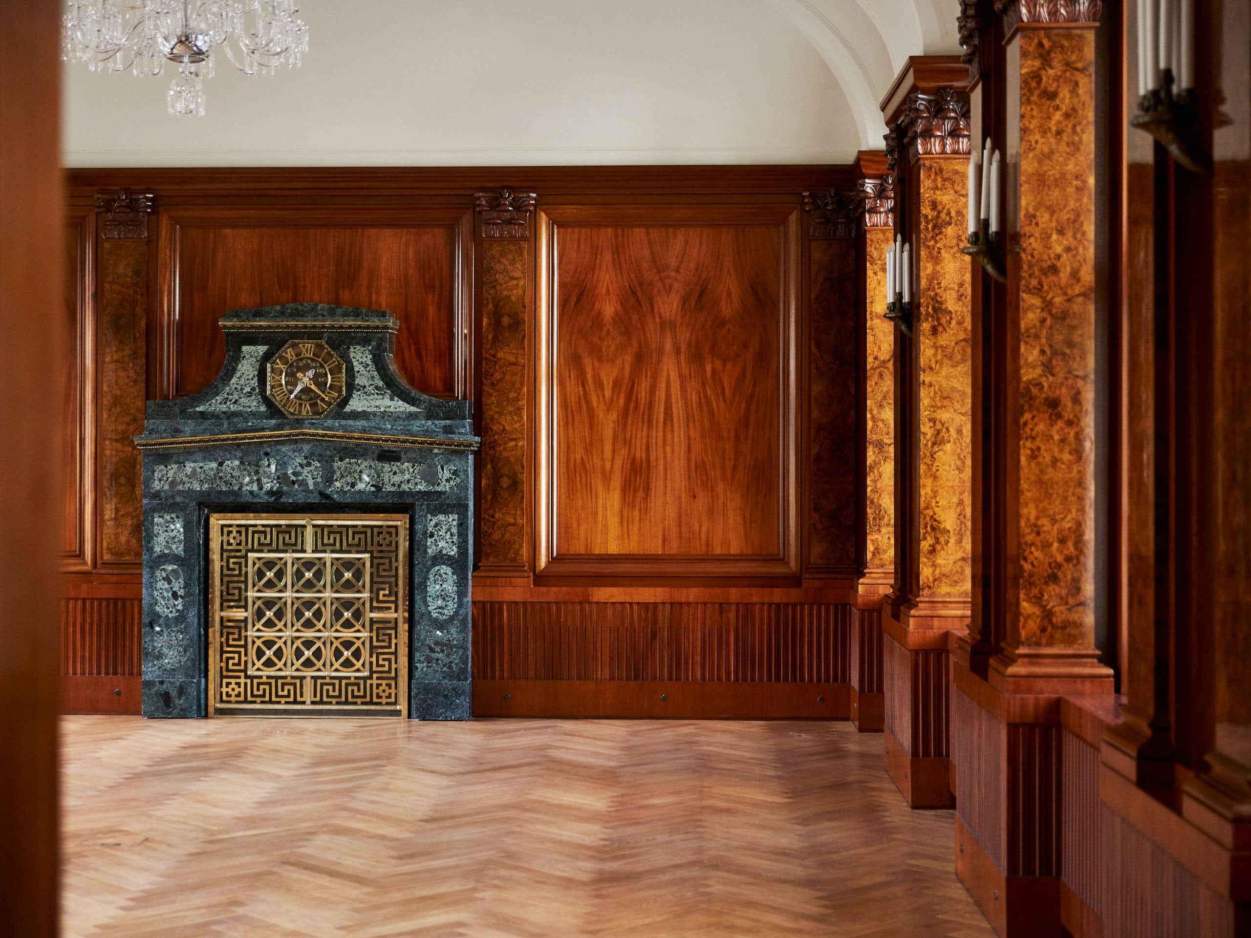 Andaz Prague Collegium One Fireplace