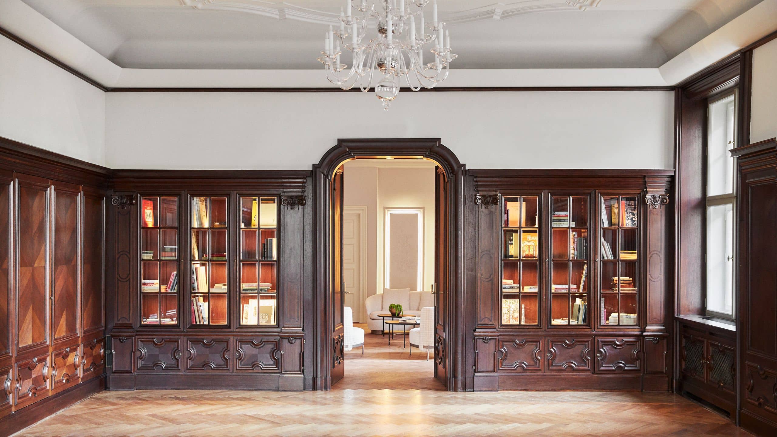 Andaz Prague Collegiium Two Bookcases
