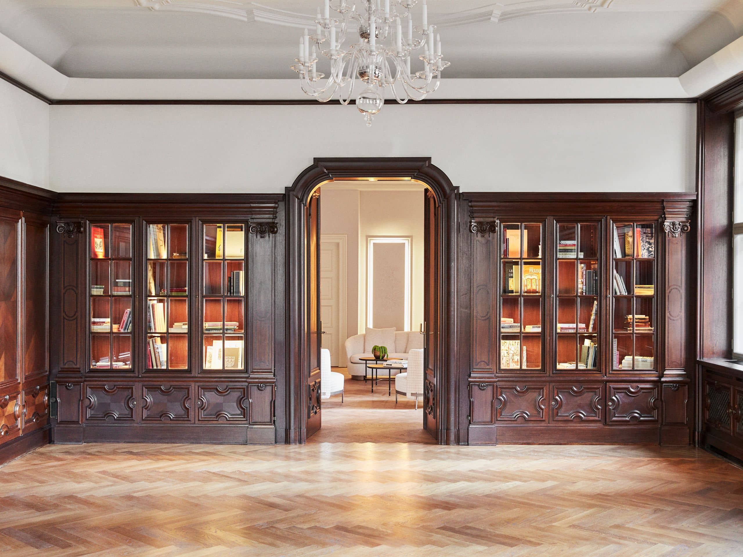 Andaz Prague Collegiium Two Bookcases